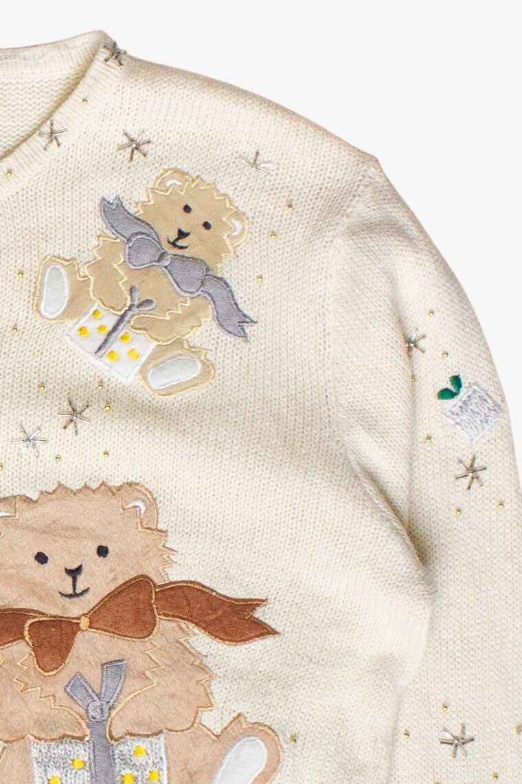 Vintage Gifting Bears Ugly Christmas Sweater (2000s)