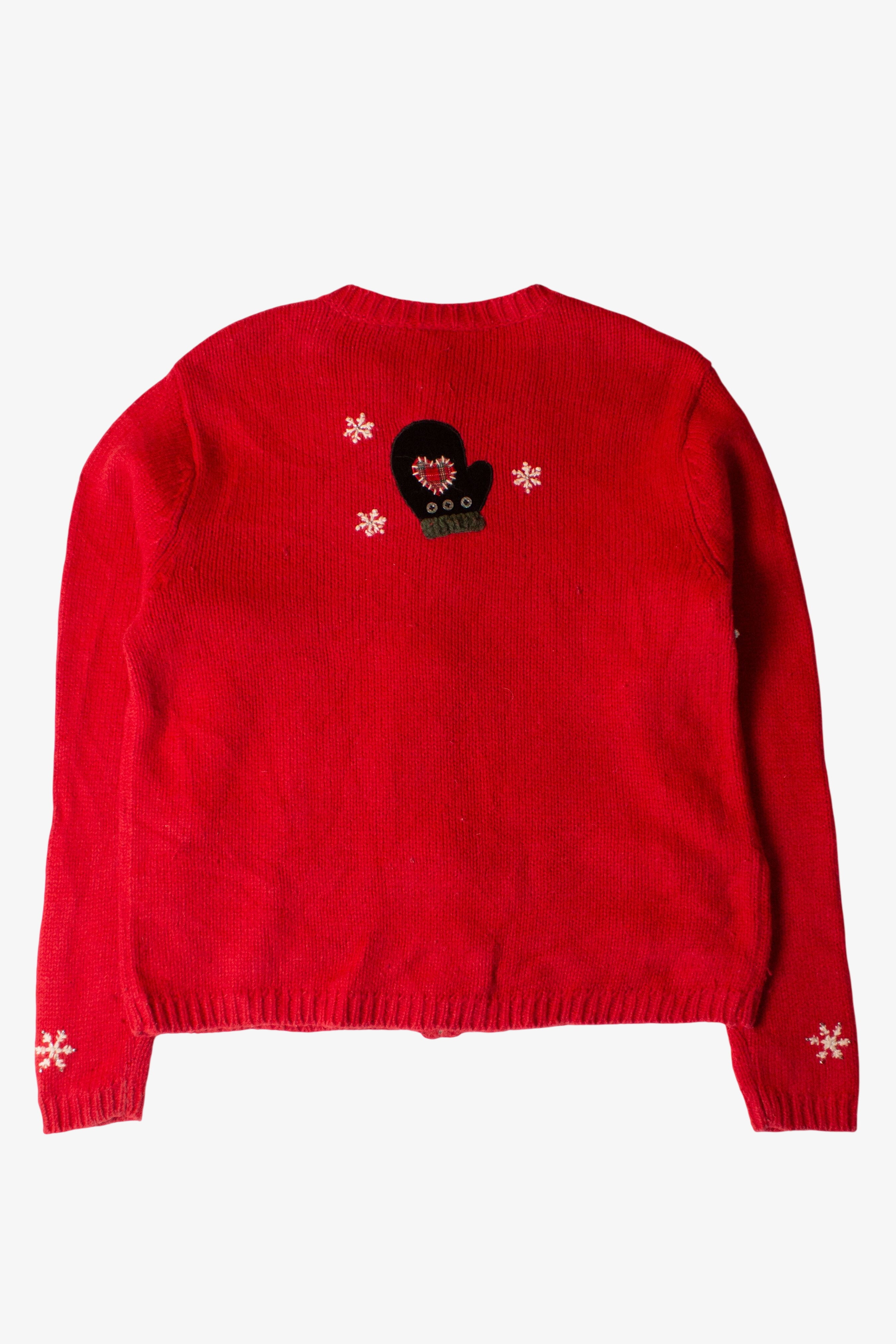 Vintage Mittens Christmas Cardigan (2000s)