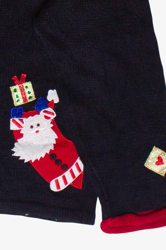Vintage Santas With Presents Ugly Christmas Sweater (2000s)
