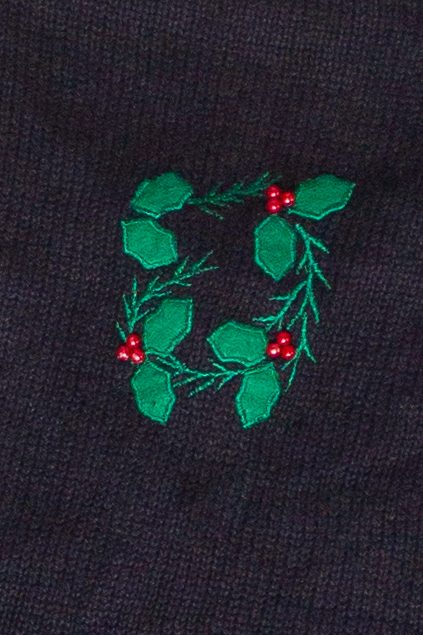 Vintage Bobbie Brooks Beaded Nutcrackers Ugly Christmas Sweater (2000s)