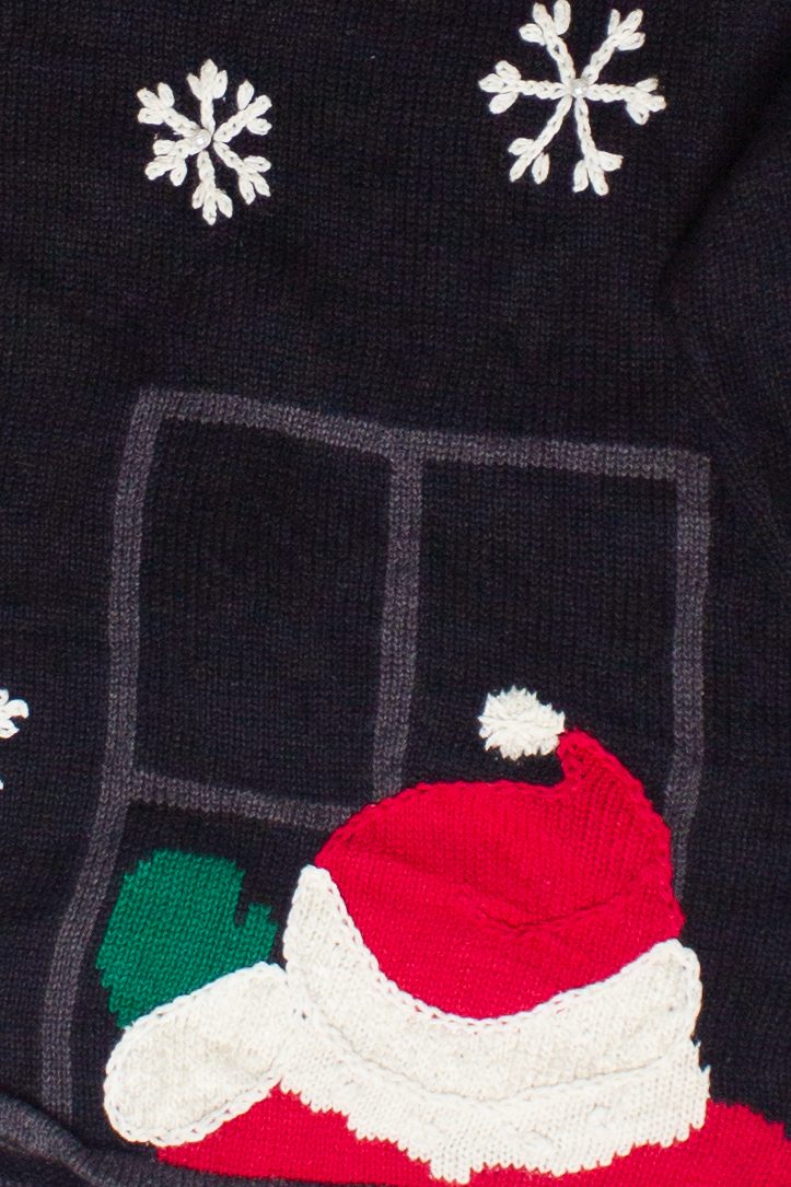 Vintage Mandal Bay Christmas Windows Ugly Christmas Sweater (1990s)