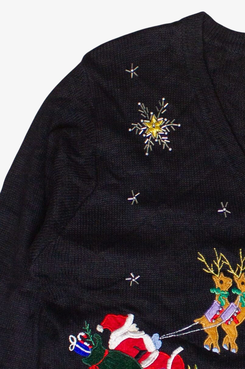 Vintage Victoria Jones Christmas Eve Night Ugly Christmas Sweater (2000s)