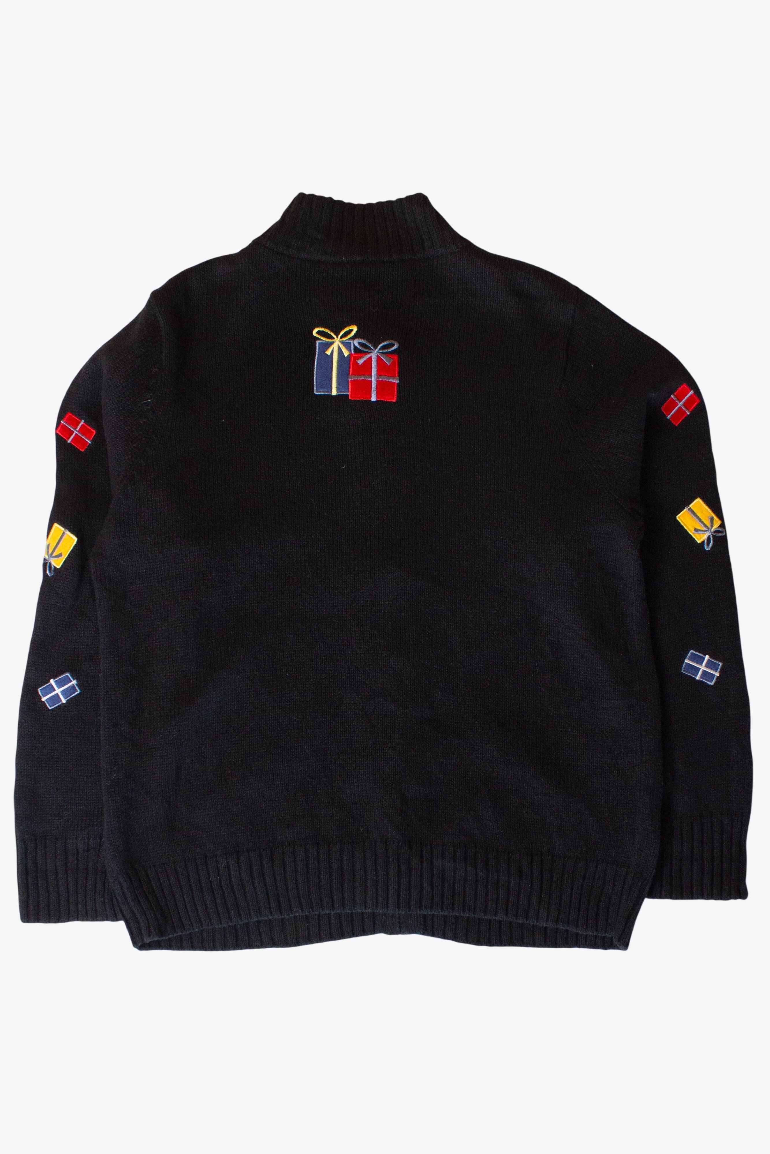 Vintage Santa Gifts Christmas Cardigan (1990s)