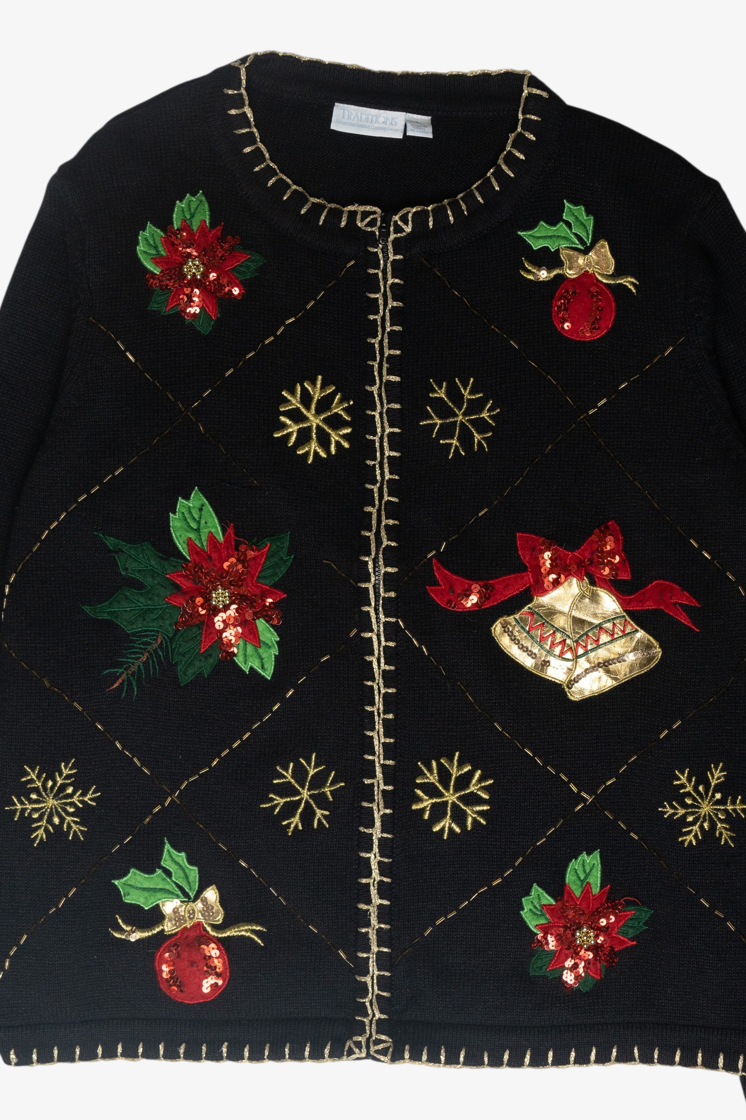 Bells Ugly Christmas Cardigan (1990s)