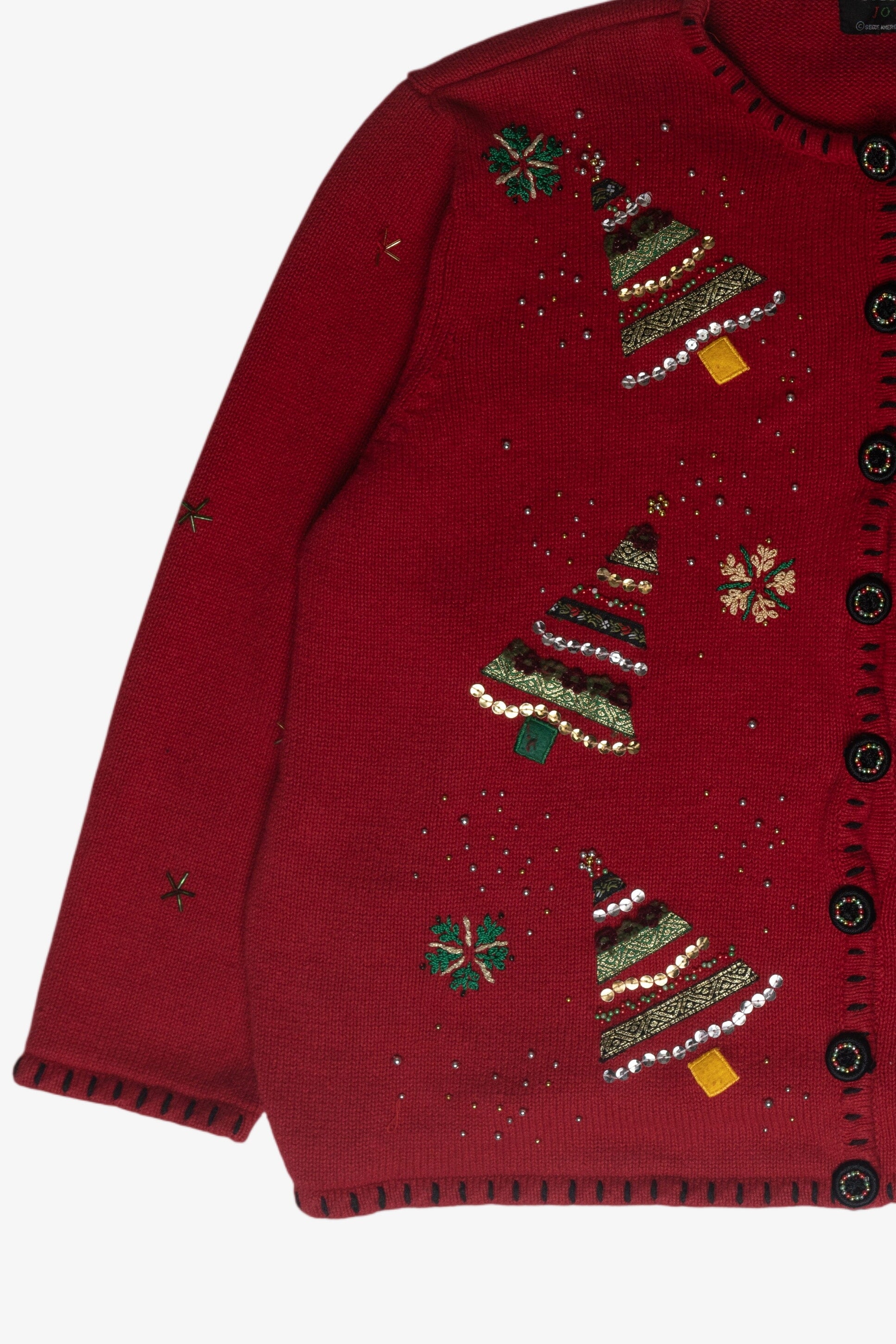 ChrsTrees Ugly Christmas Cardigan (1990s)