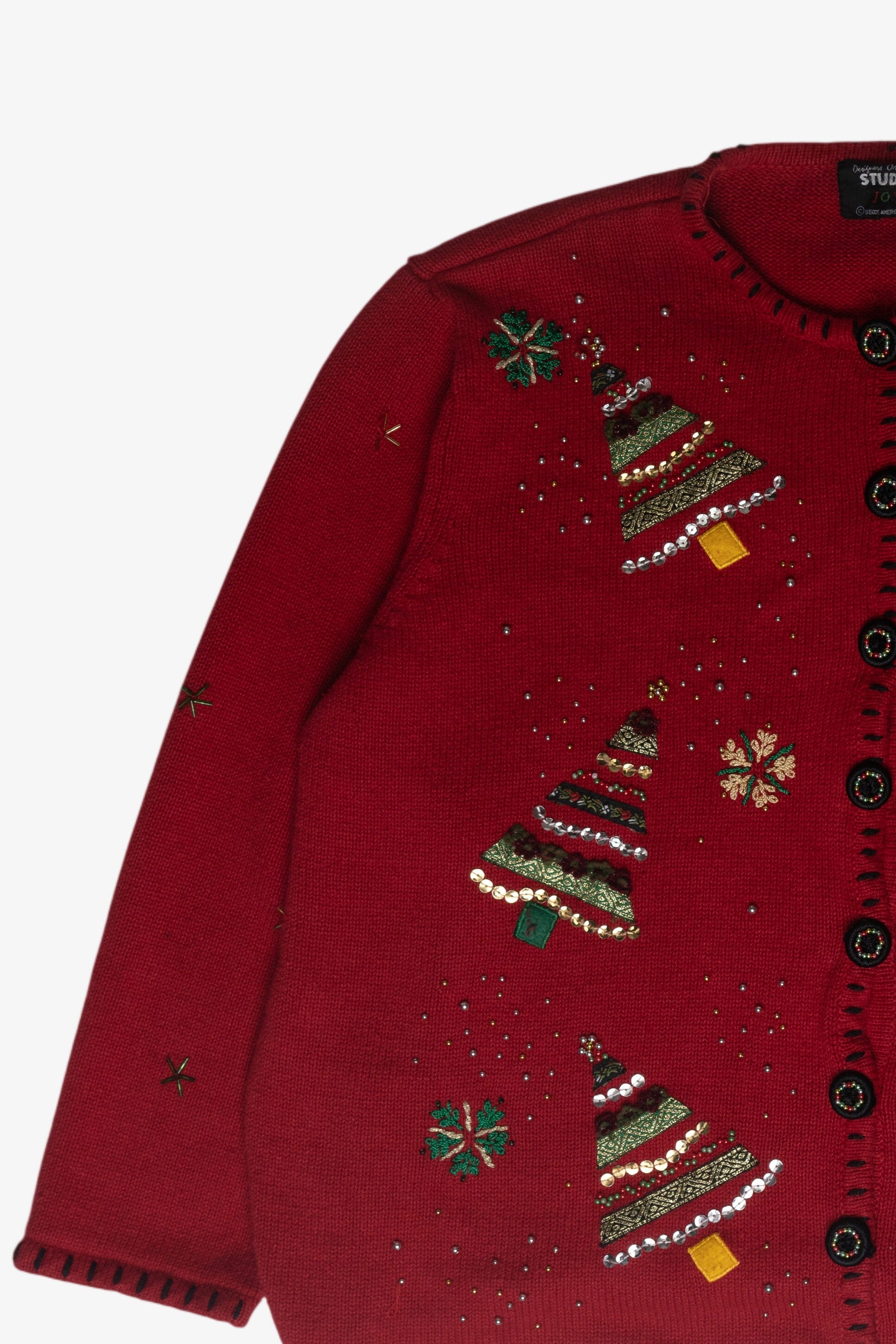 ChrsTrees Ugly Christmas Cardigan (1990s)