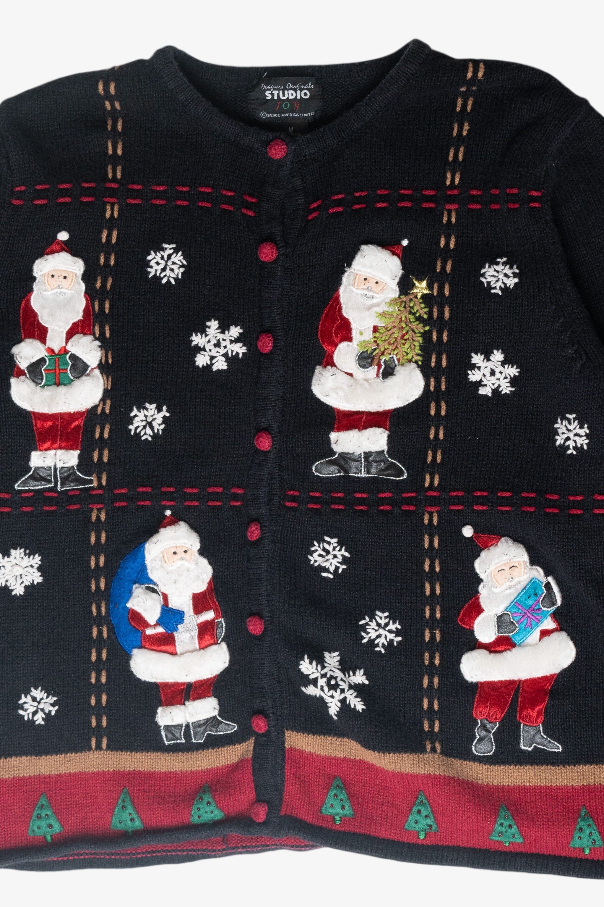 Santas Ugly Christmas Cardigan (1990s)