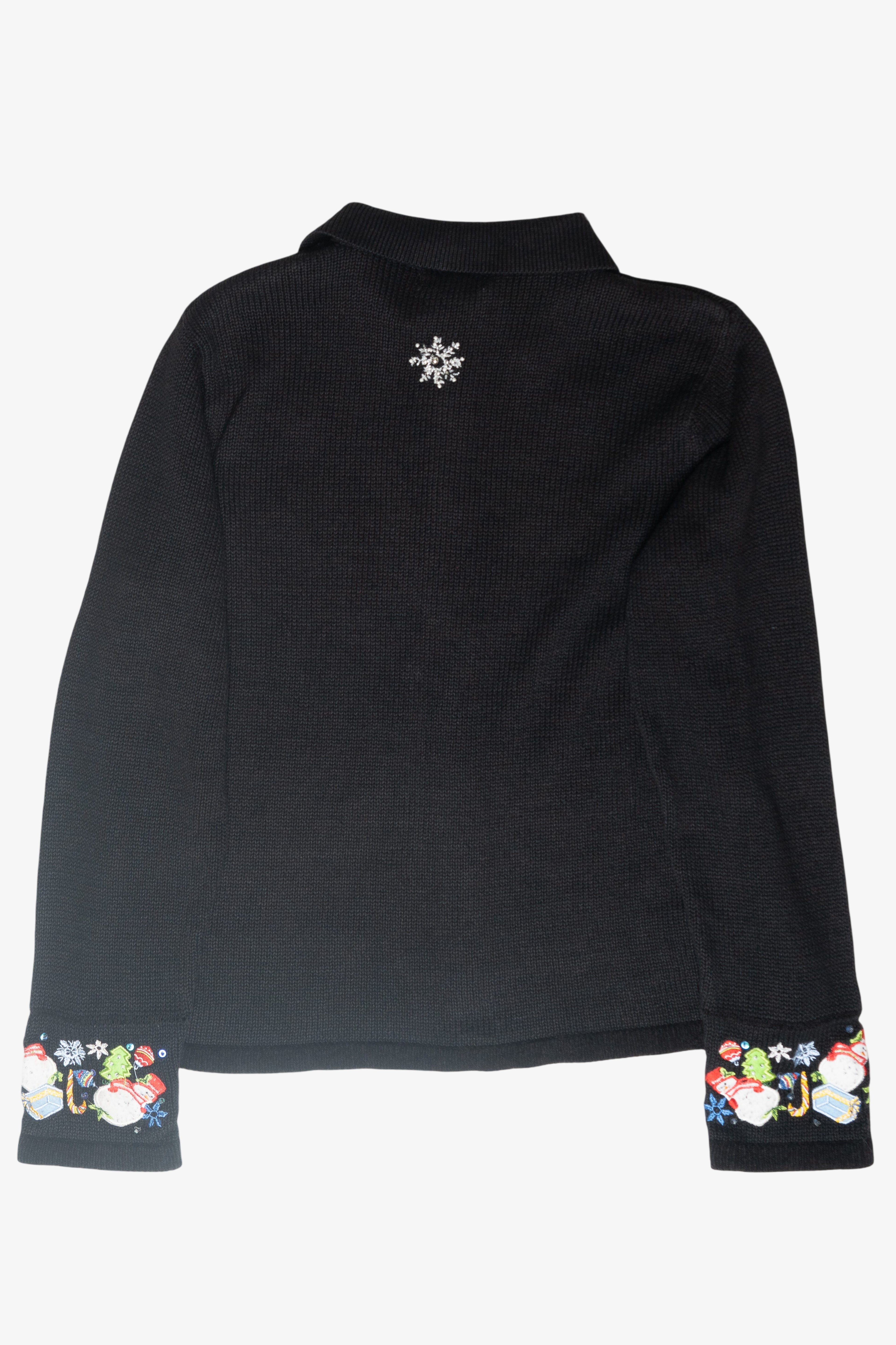 Snowmen Ugly Christmas Cardigan (1990s)