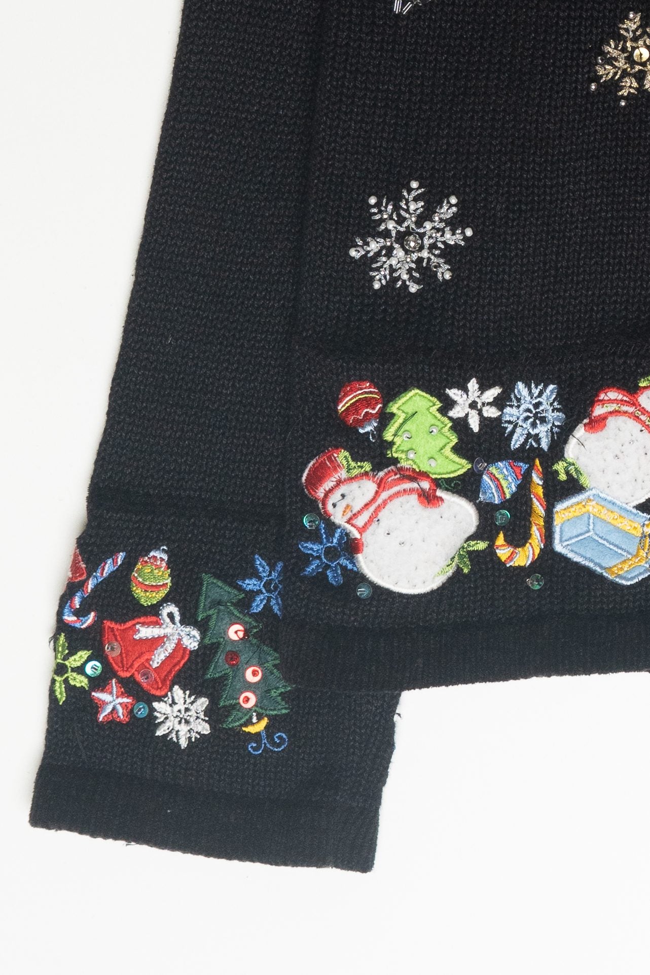 Snowmen Ugly Christmas Cardigan (1990s)