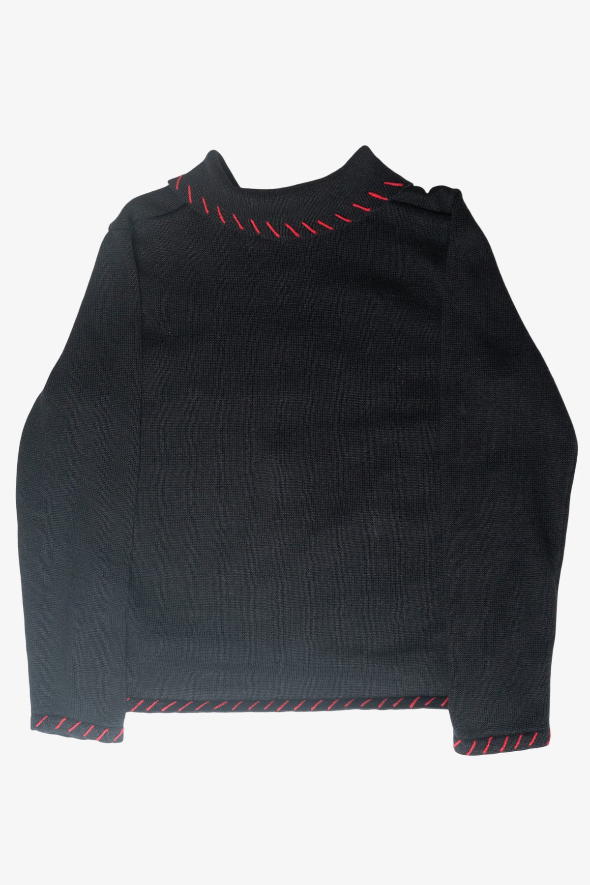 Stitched Santa Vintage Ugly Christmas Cardigan (2000s)