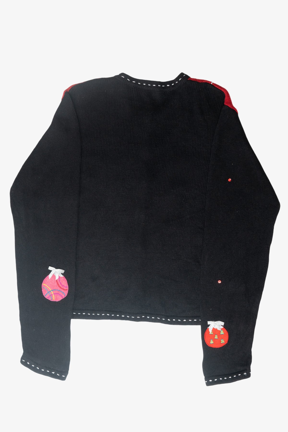 Funky Ornaments Vintage Ugly Christmas Pullover (1980s)