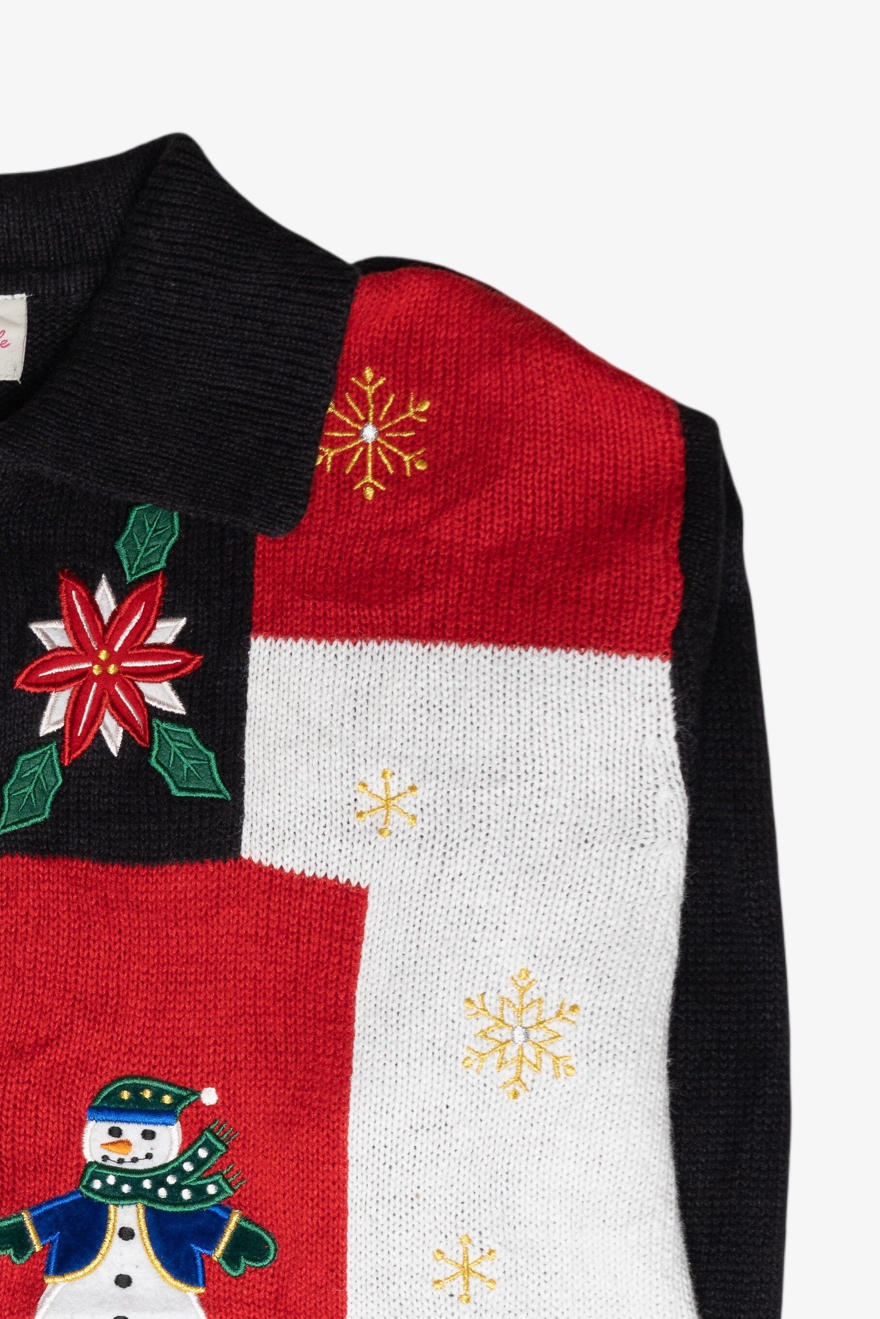 Geo Christmas Icon Ugly Vintage Cardigan (2000s)