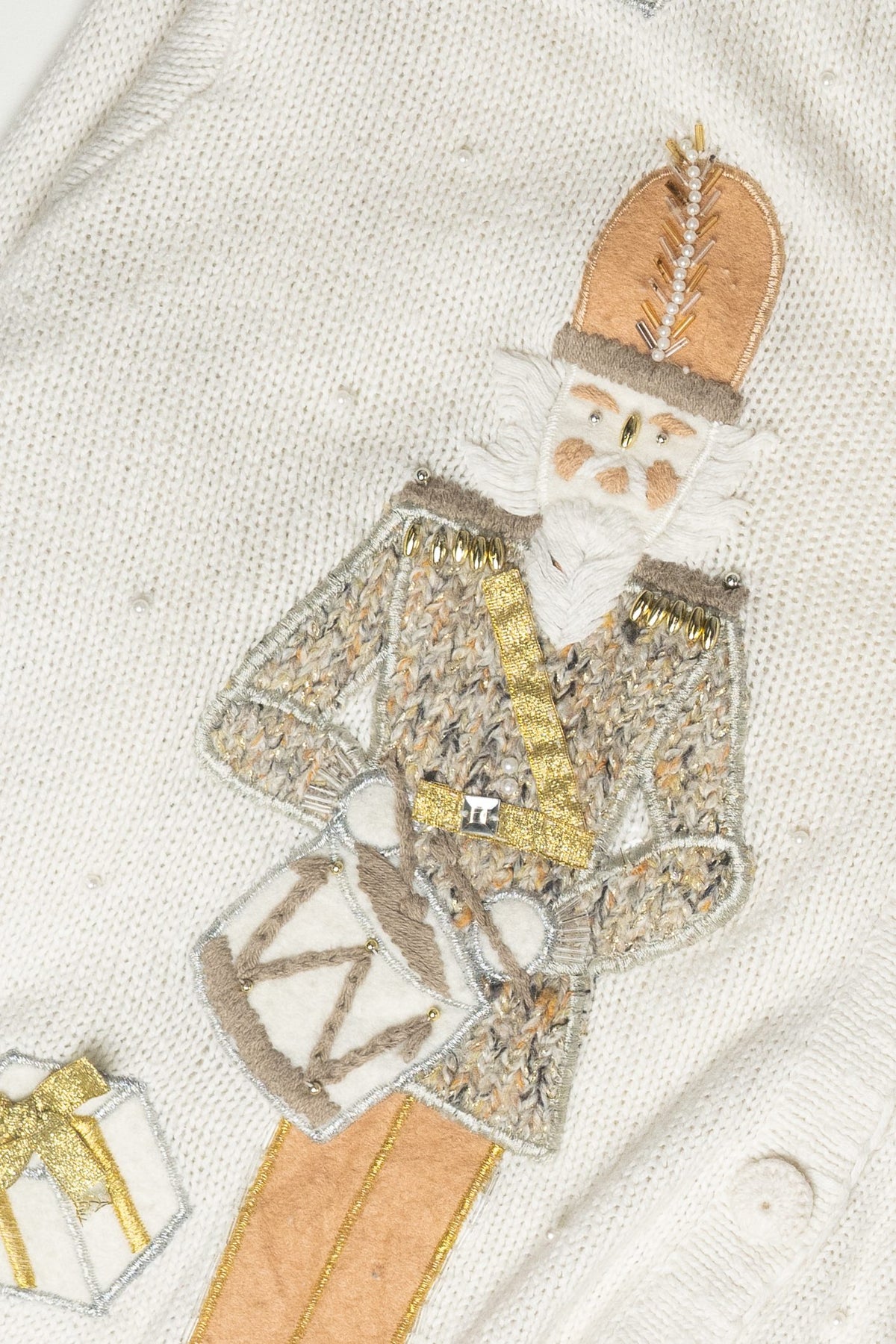 Nutcrackers Vintage Ugly Christmas Cardigan (2000s)