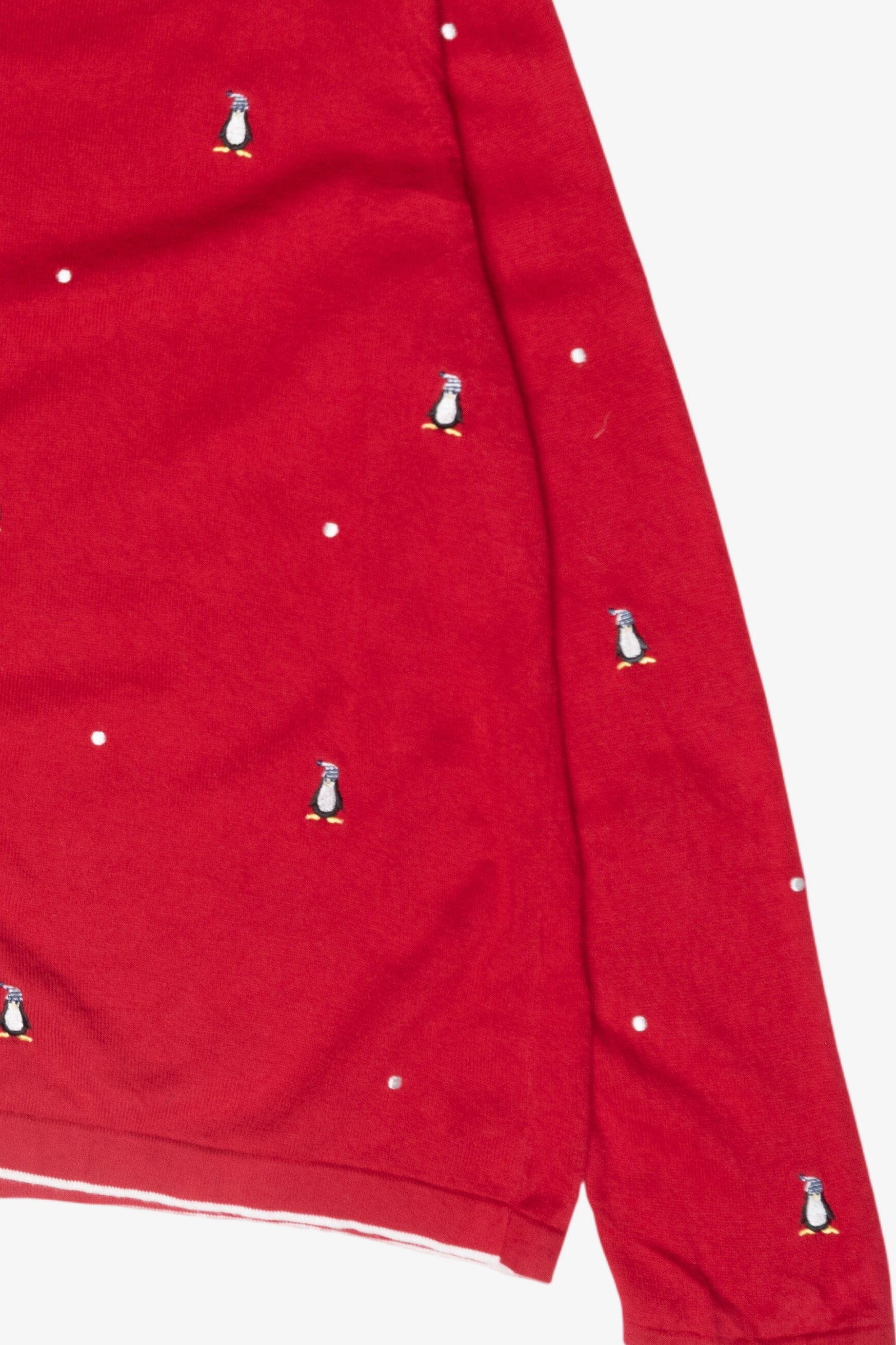 Mini Penguins Vintage Ugly Christmas Cardigan (2000s)