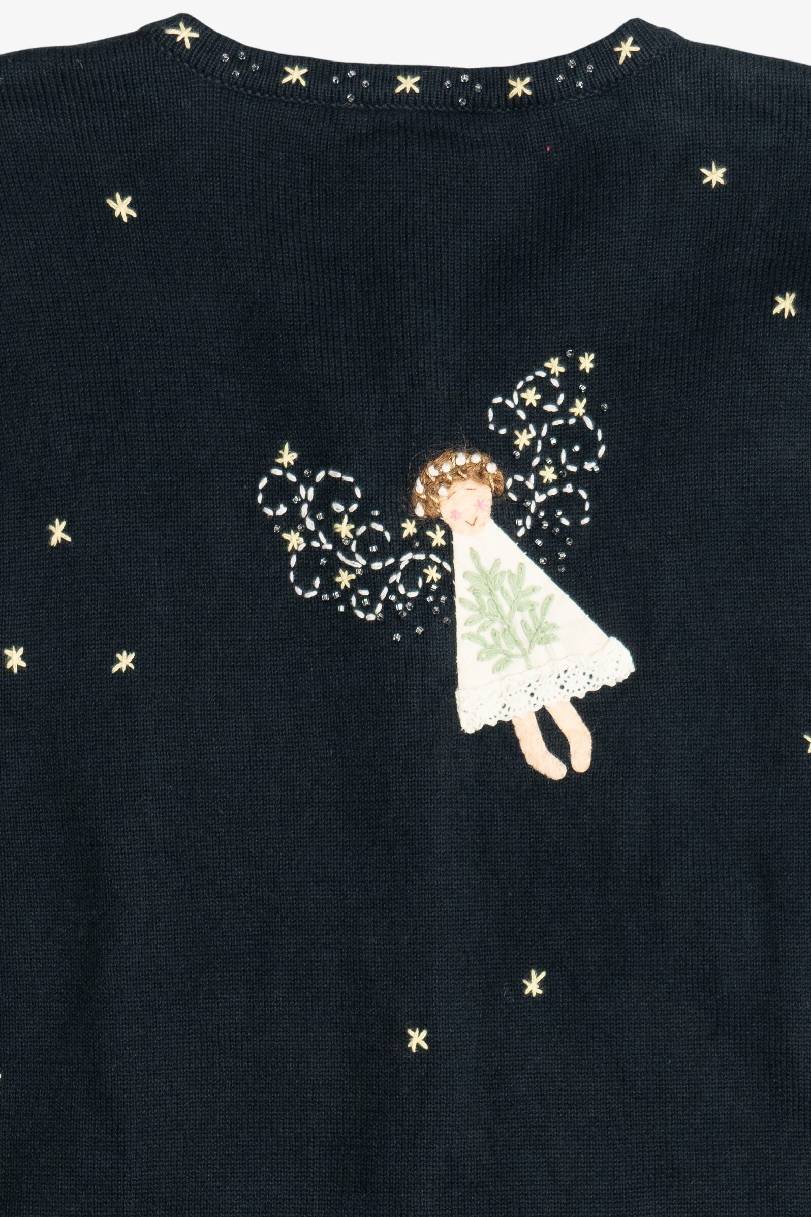 Vintage Delicate Angels Ugly Christmas Sweater (2000s)