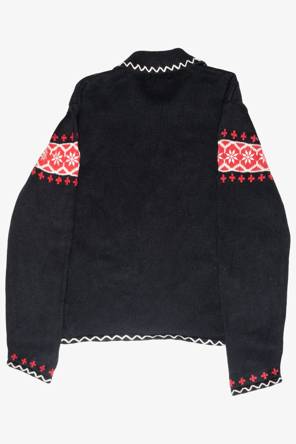 Mitten Pocket Vintage Ugly Christmas Cardigan (1990s)