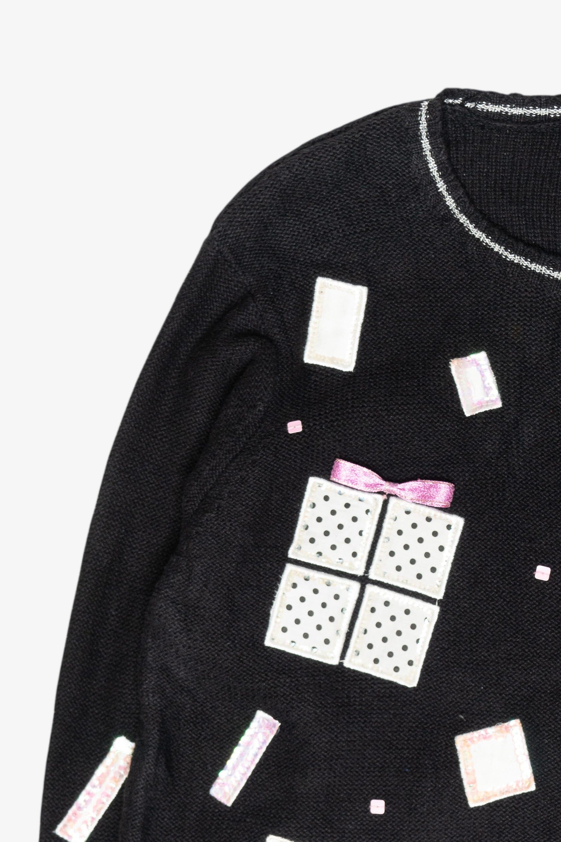 Glitzy Presents Vintage Ugly Christmas Cardigan (2000s)