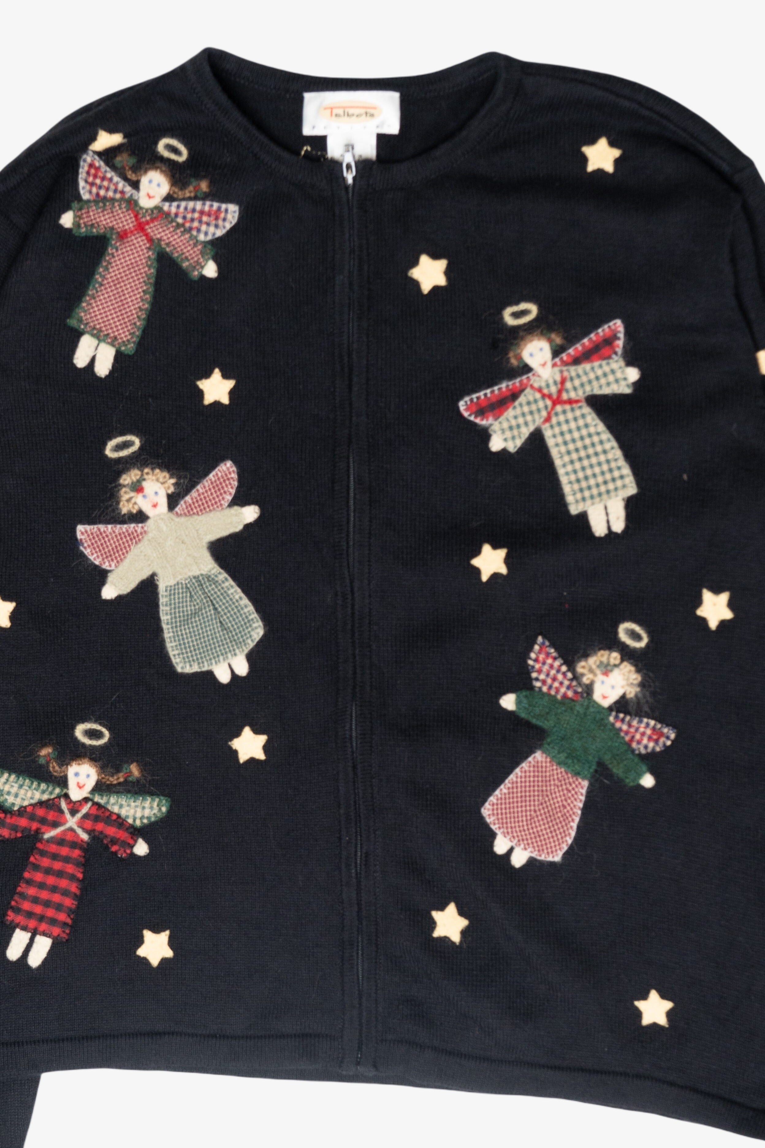Angels Vintage Ugly Christmas Cardigan (1990s)