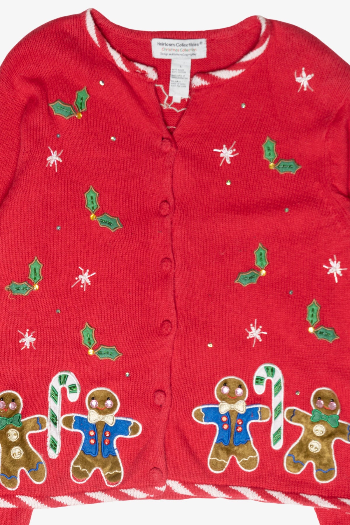 Gingerbread Vintage Ugly Christmas Sweater (2000s)