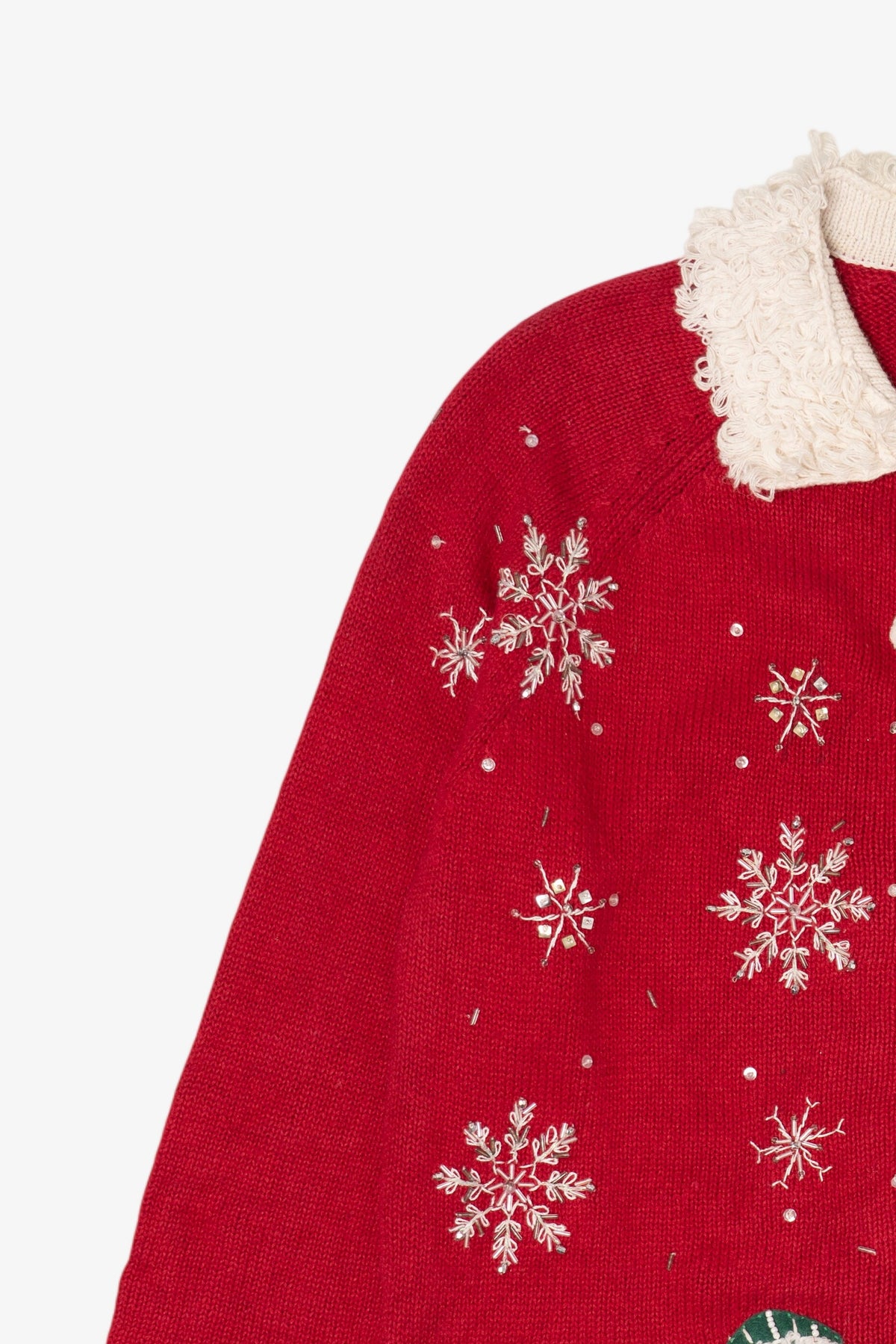 Vintage Red Heirloom Collectibles Polar Bears Ugly Christmas Cardigan (2000s)