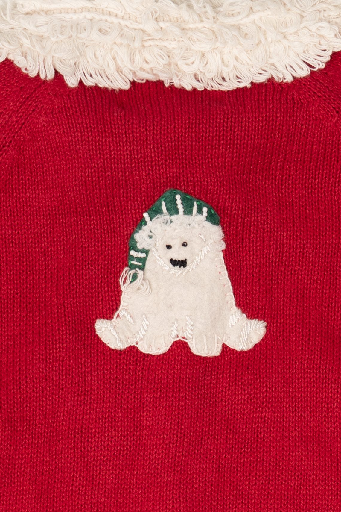 Vintage Red Heirloom Collectibles Polar Bears Ugly Christmas Cardigan (2000s)
