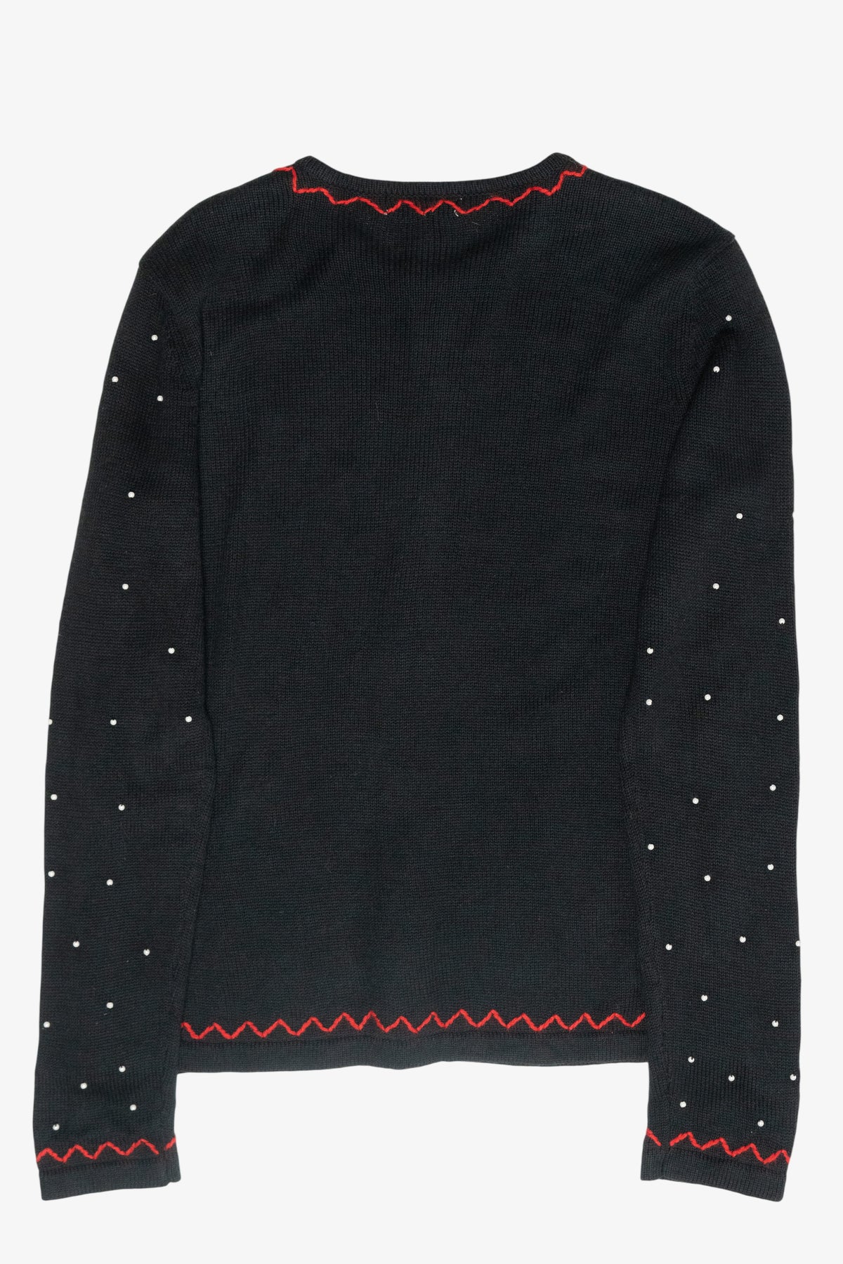 Plaid Trees Vintage Ugly Christmas Cardigan (2000s)