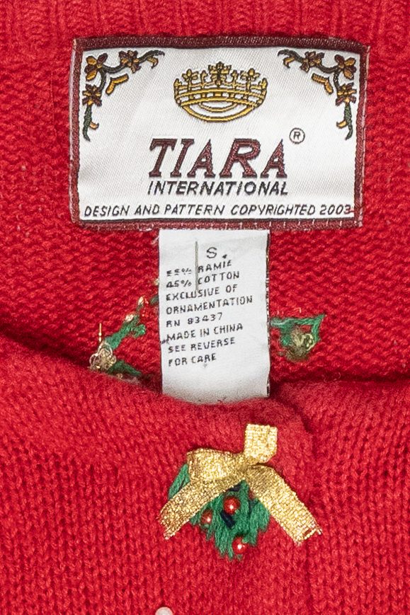 Sweet Snowmen Vintage Ugly Christmas Cardigan (2000s)