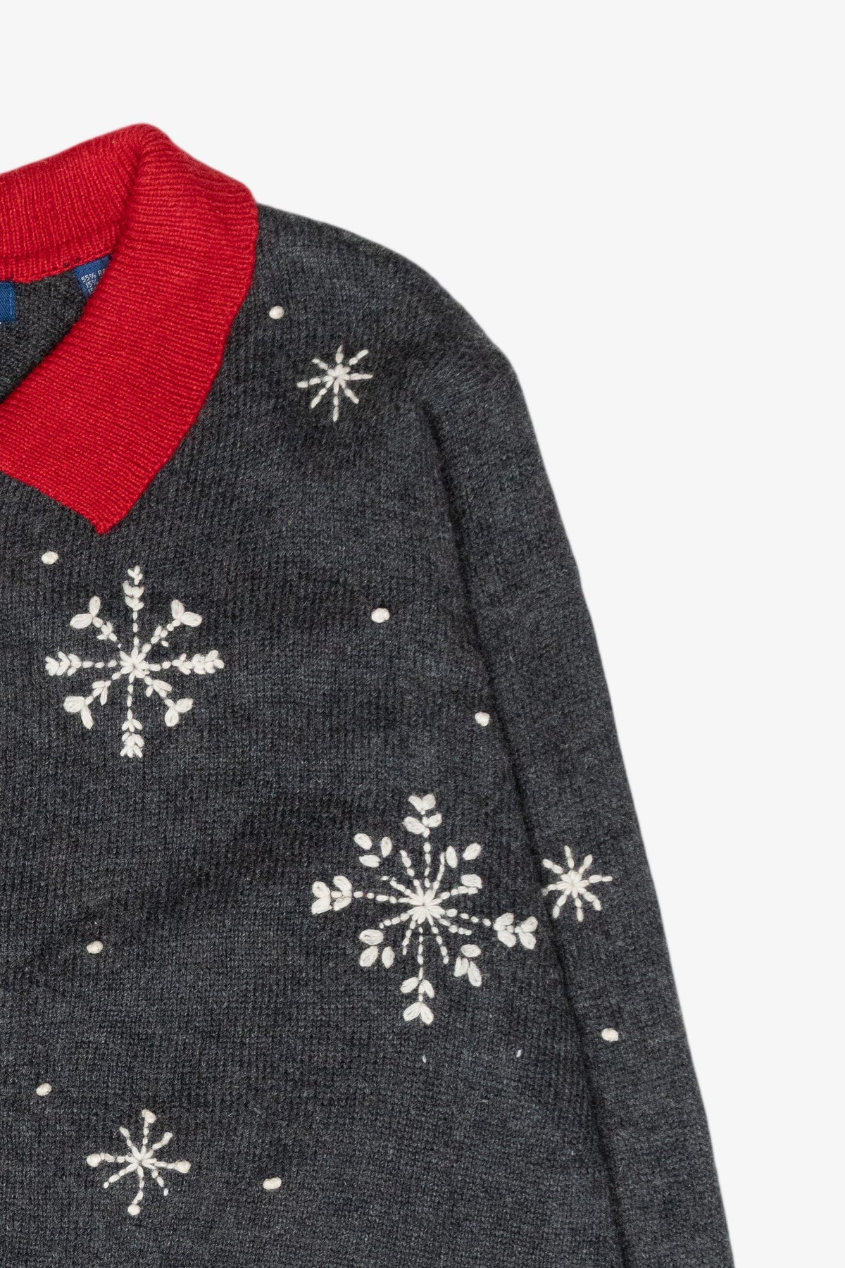 Cozy Snowman Vintage Ugly Christmas Cardigan (2000s)