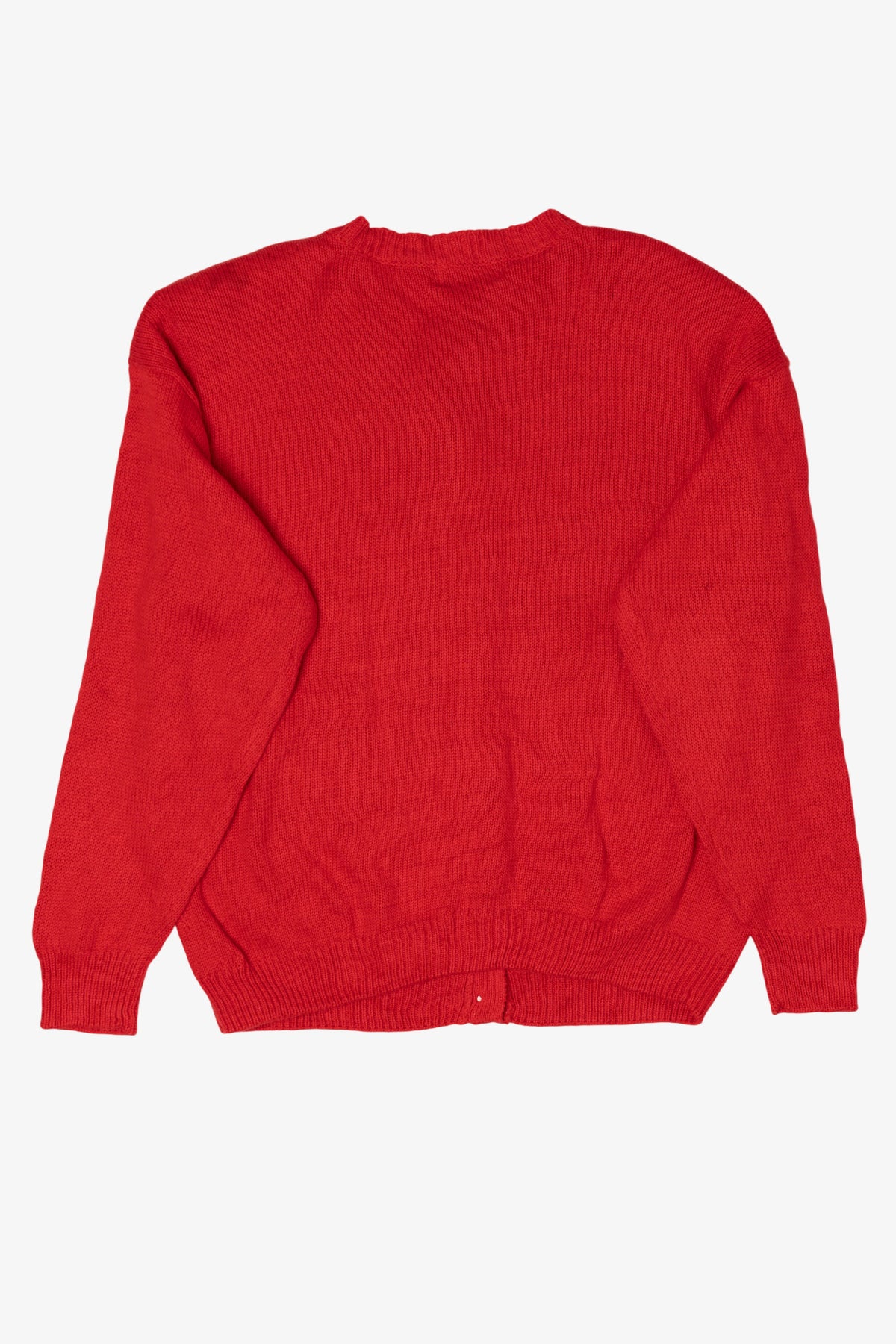 Vintage Red P'Galli Candy Ugly Christmas Cardigan (1980s)