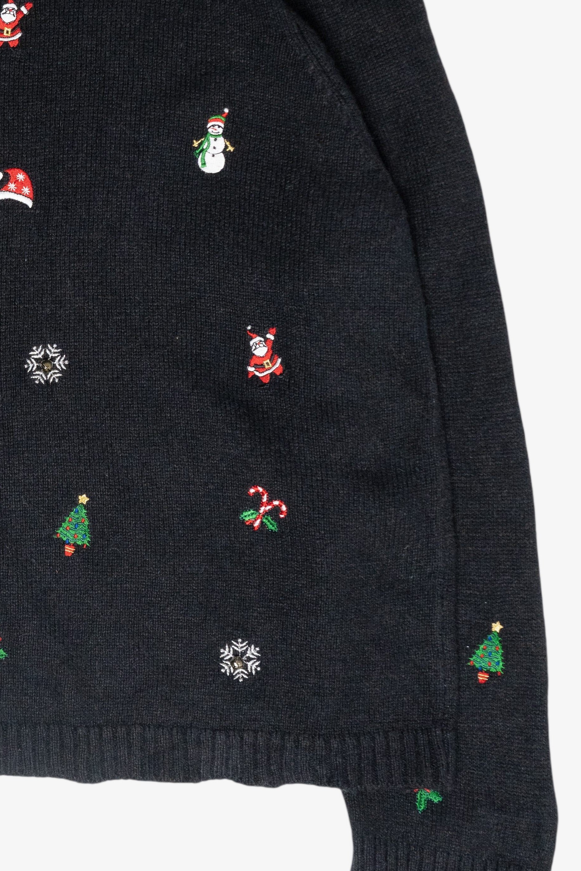 Mini Icons Vintage Ugly Christmas Zip Cardigan (1990s)