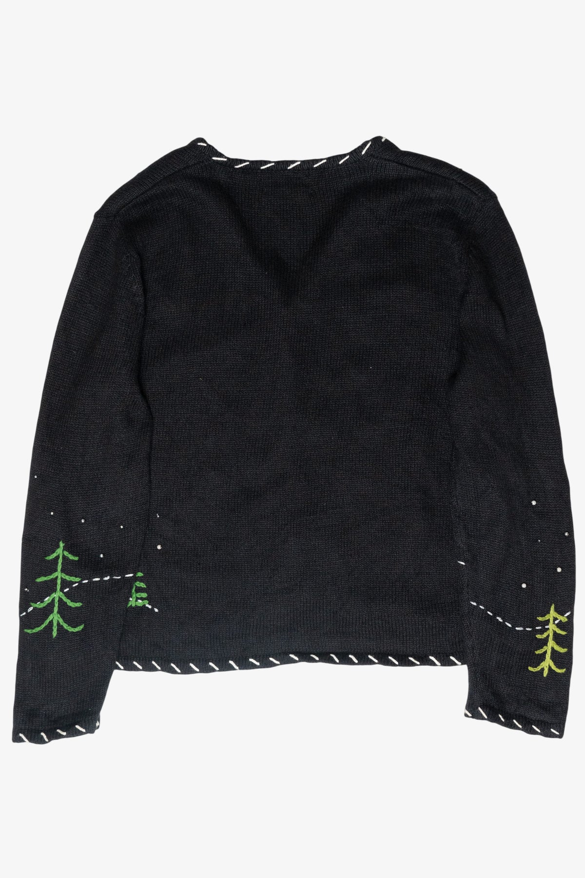 Sleigh Ride Vintage Ugly Christmas Cardigan (2000s)