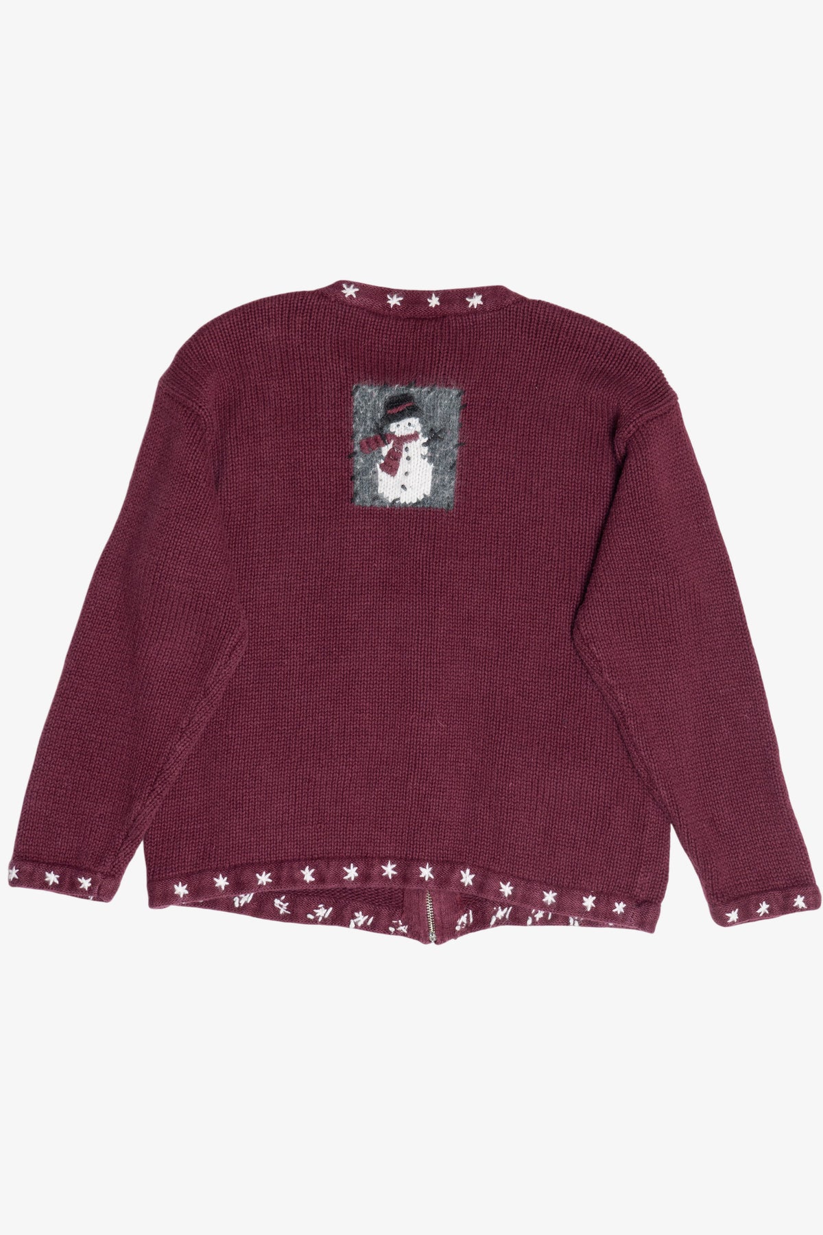 Vintage Snow Day Activities Croft & Barrow Ugly Christmas Sweater (1990s)