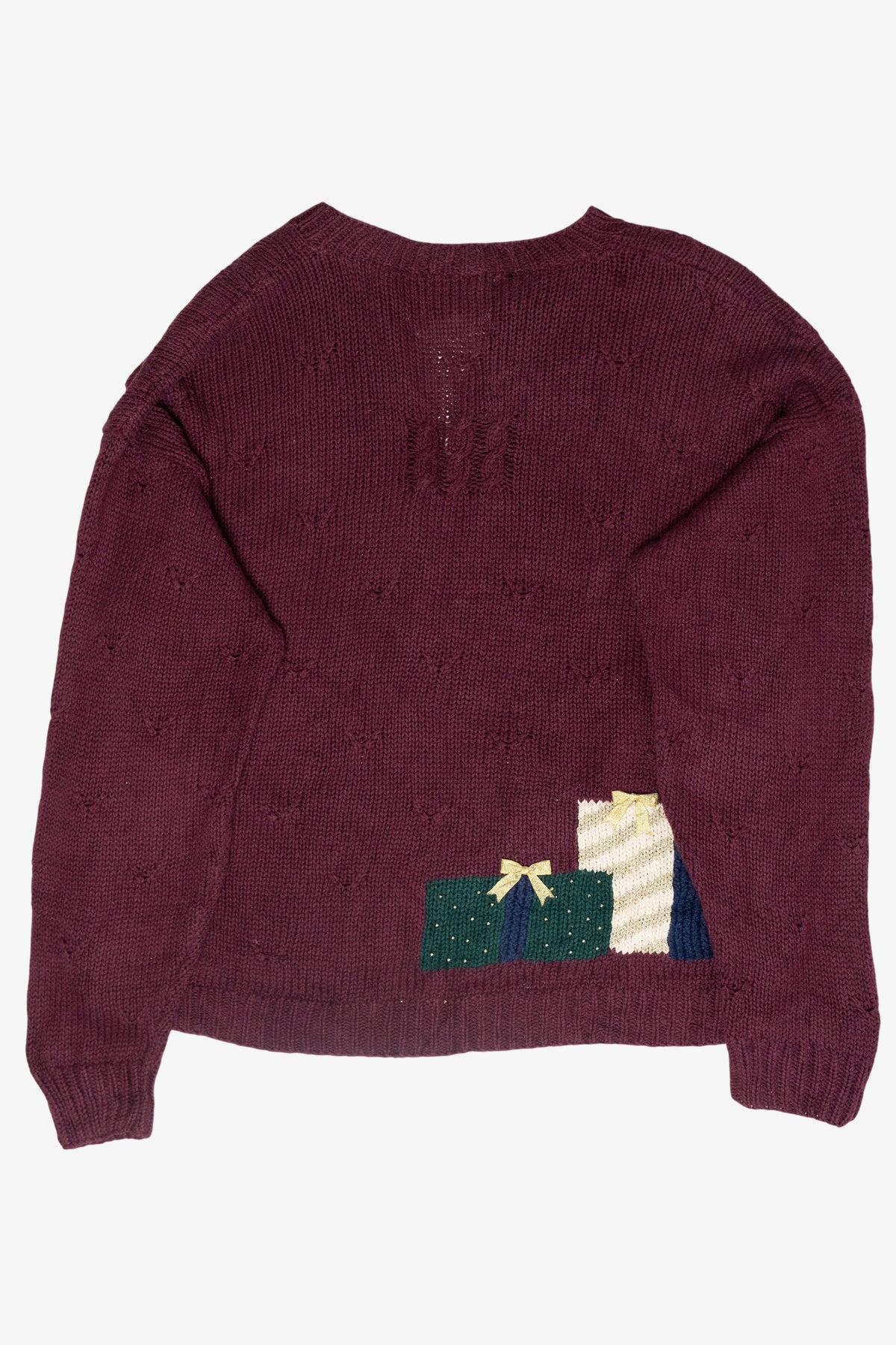 Gift Tree Vintage Ugly Christmas Sweater (1990s)