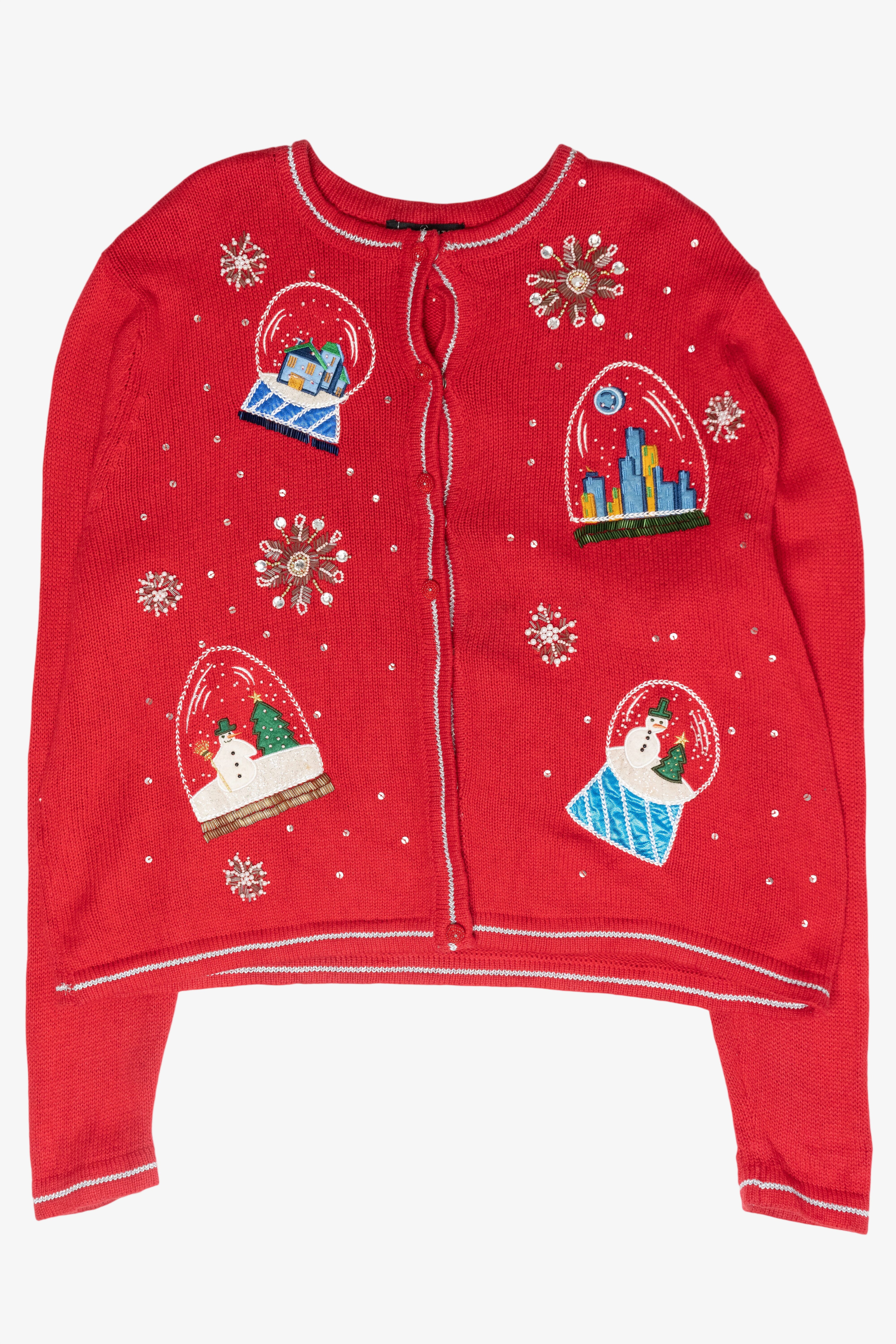 Snowglobes Vintage Ugly Christmas Sweater (2000s)