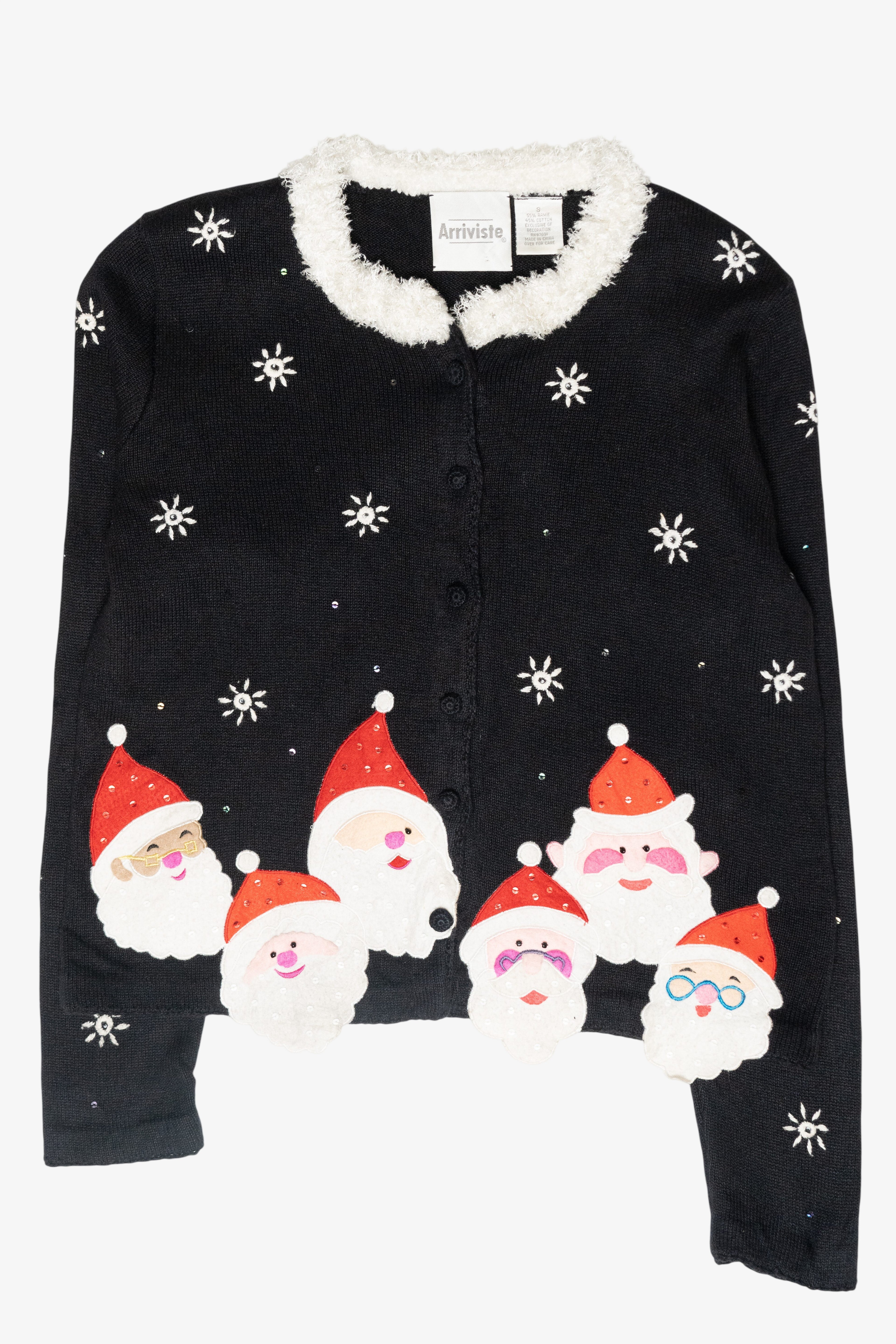 Silly Santas Vintage Ugly Christmas Sweater (2000s)