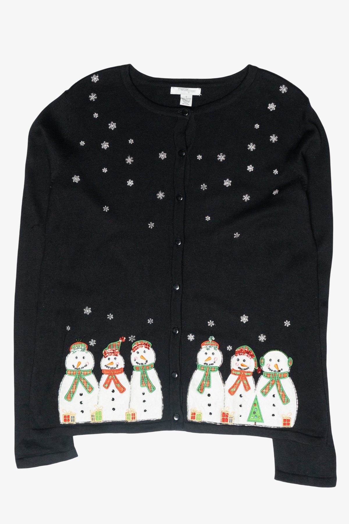 Snowmen Friends Vintage Ugly Christmas Sweater (2000s)