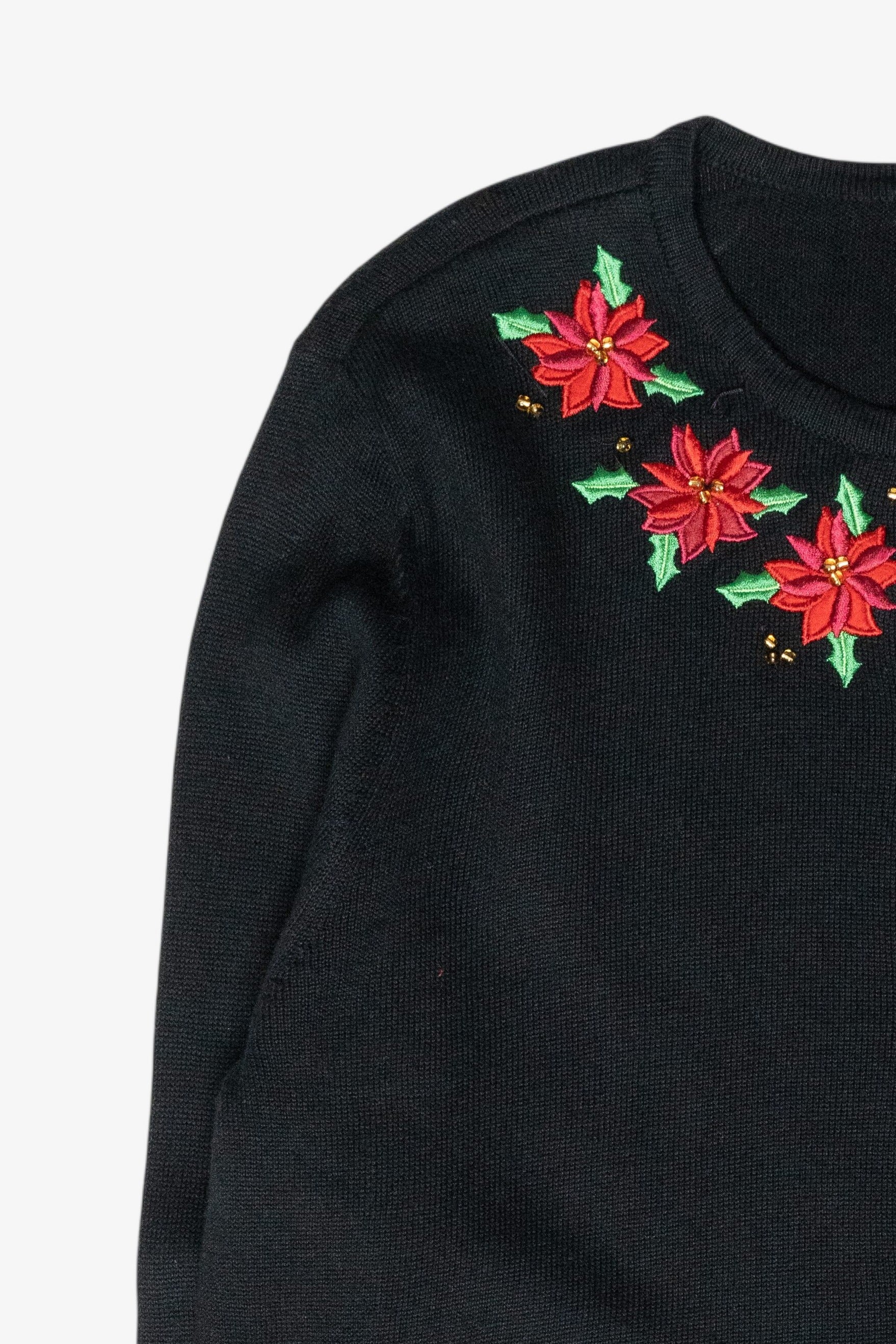 Holly Collar Vintage Ugly Christmas Sweater (2000s)