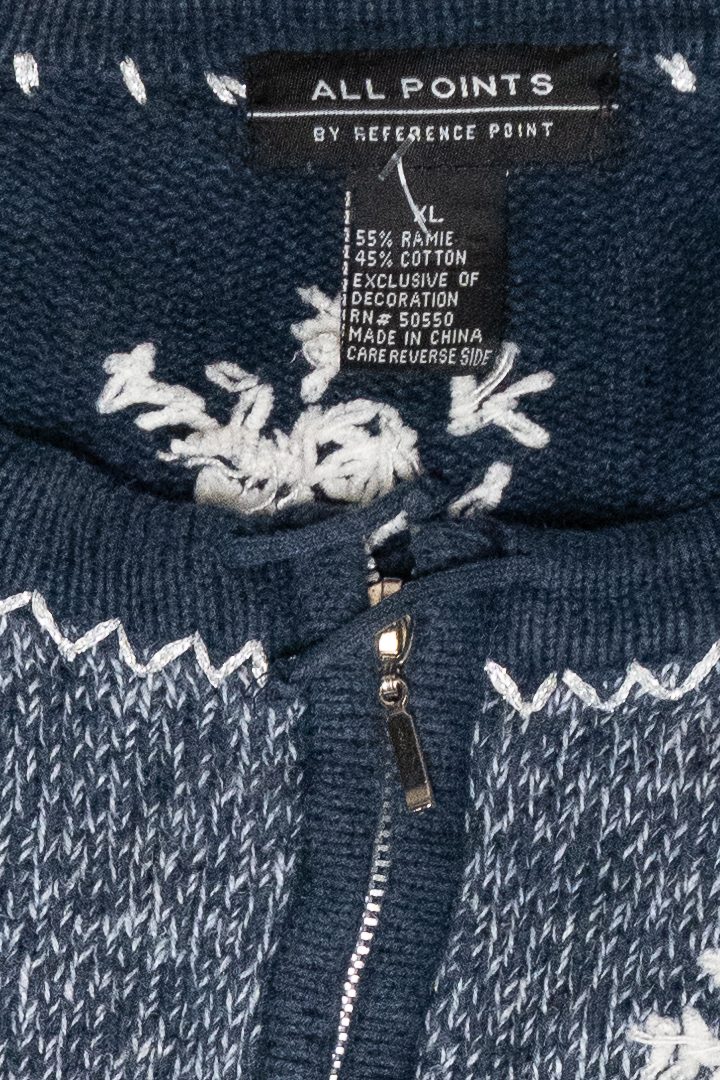 Santa Vintage Ugly Christmas Cardigan (2000s)