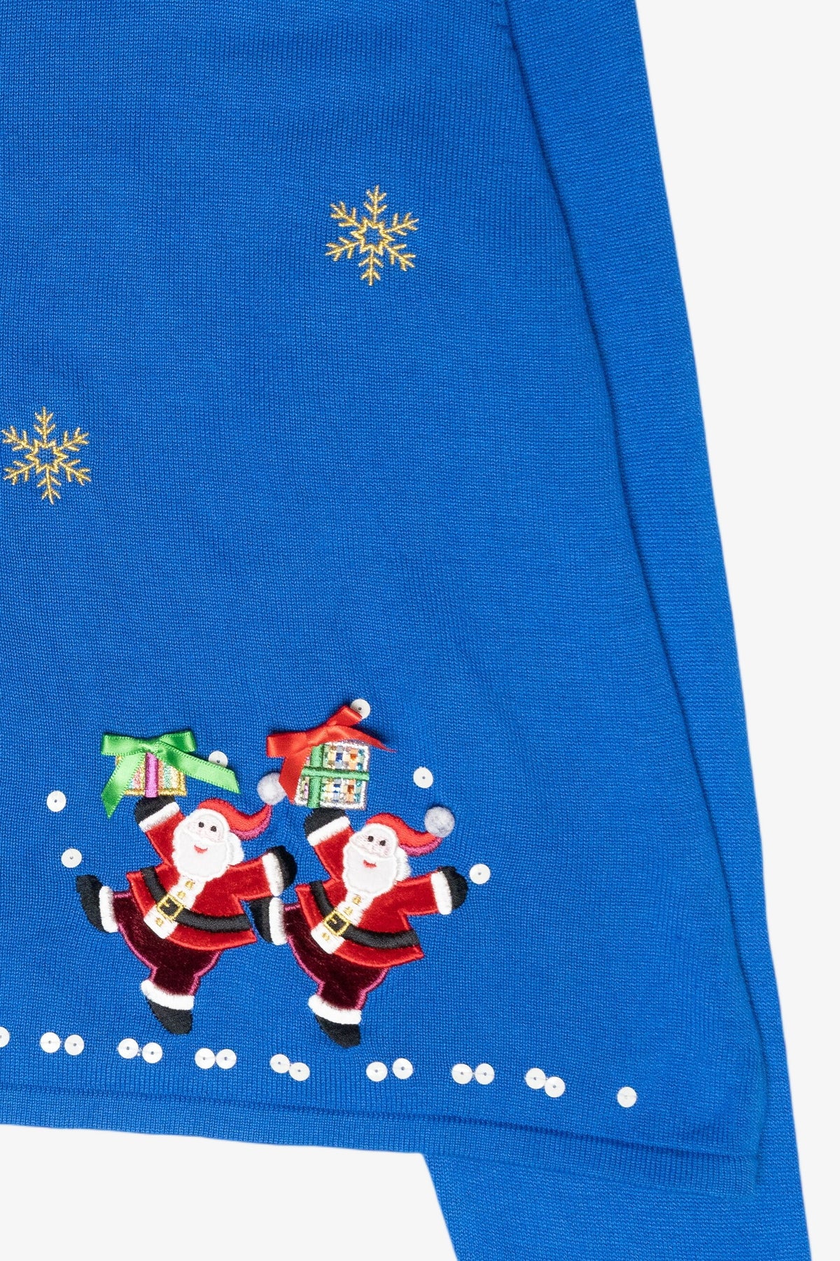Silly Santas Vintage Ugly Christmas Cardigan (2000s)