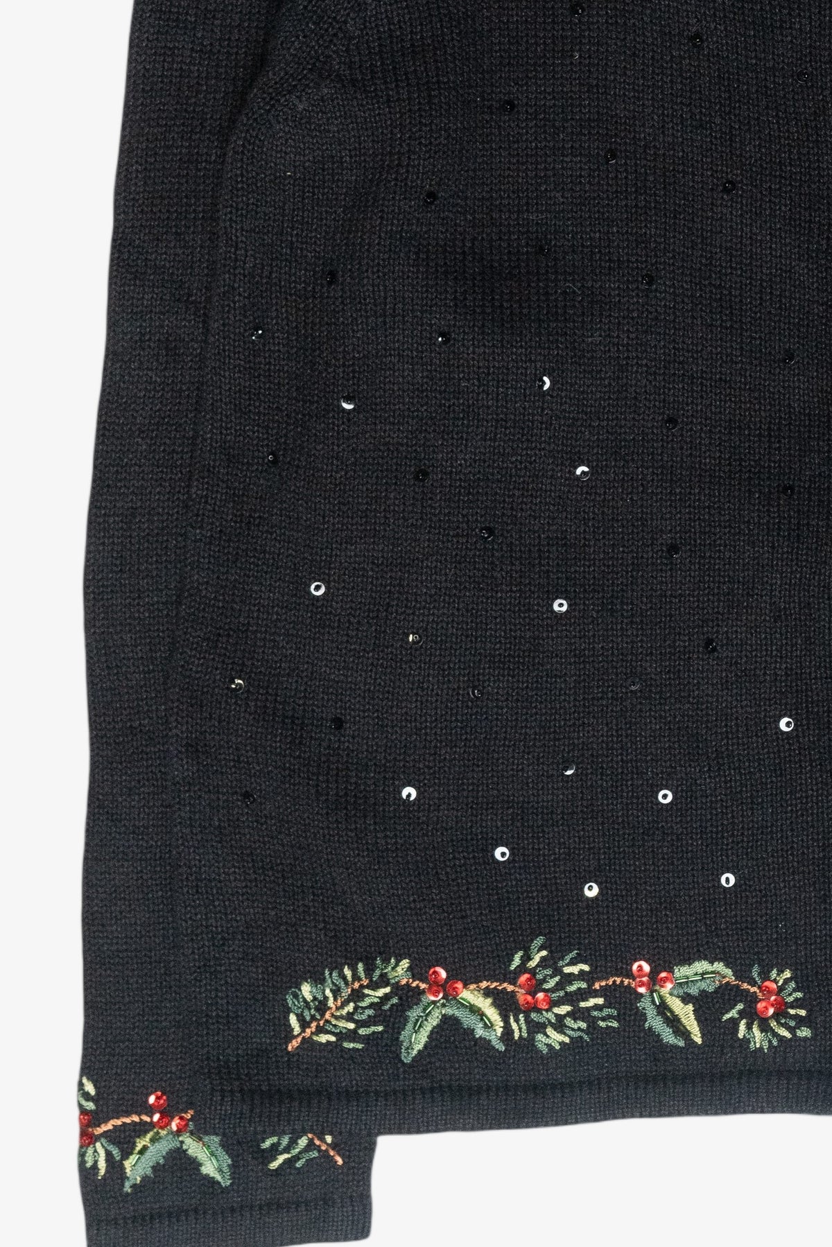 Cardinal Vintage Ugly Christmas Zip Cardigan (2000s)