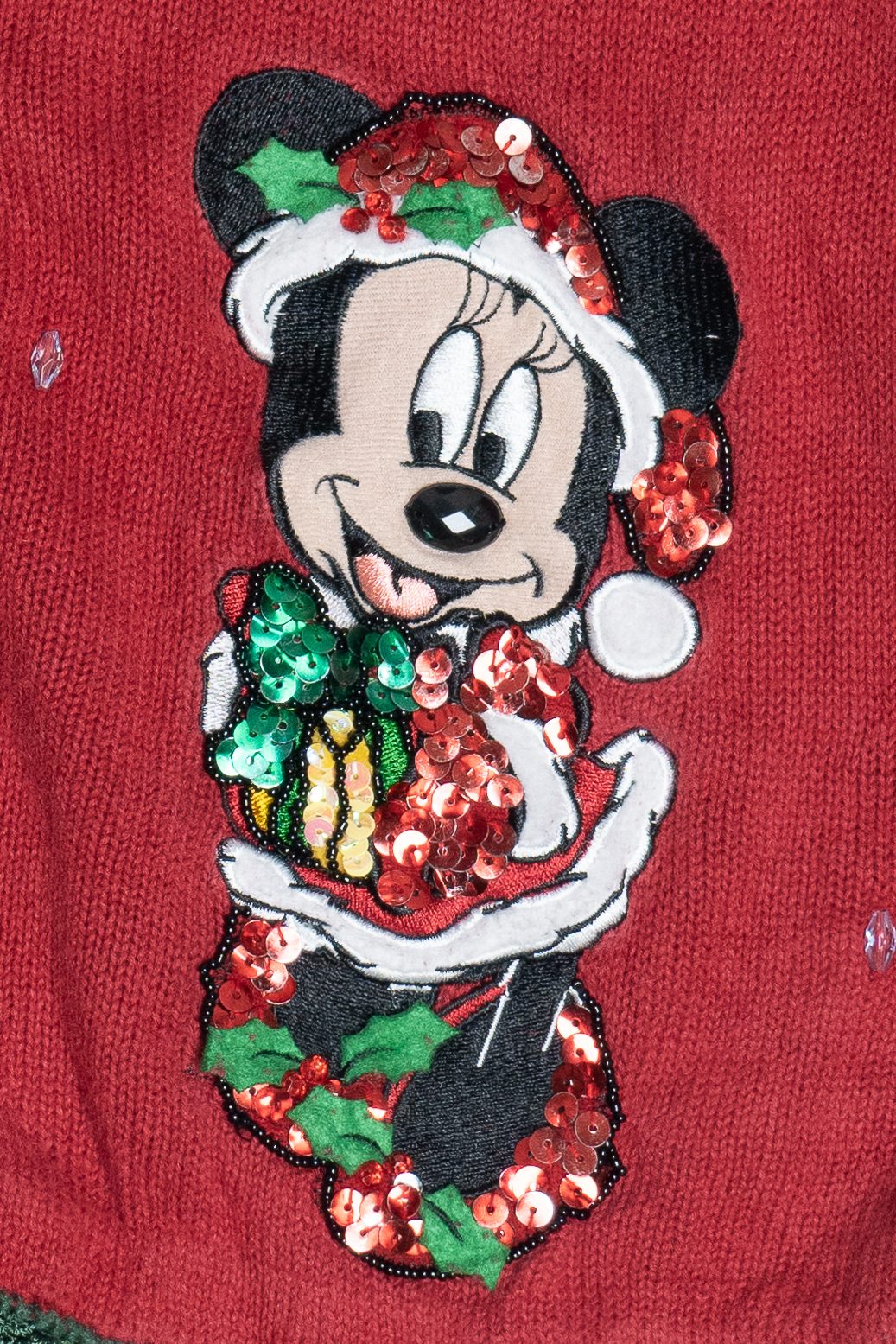 Vintage Mickey & Minnie Mouse Walt Disney World Ugly Christmas Sweater (2000s)