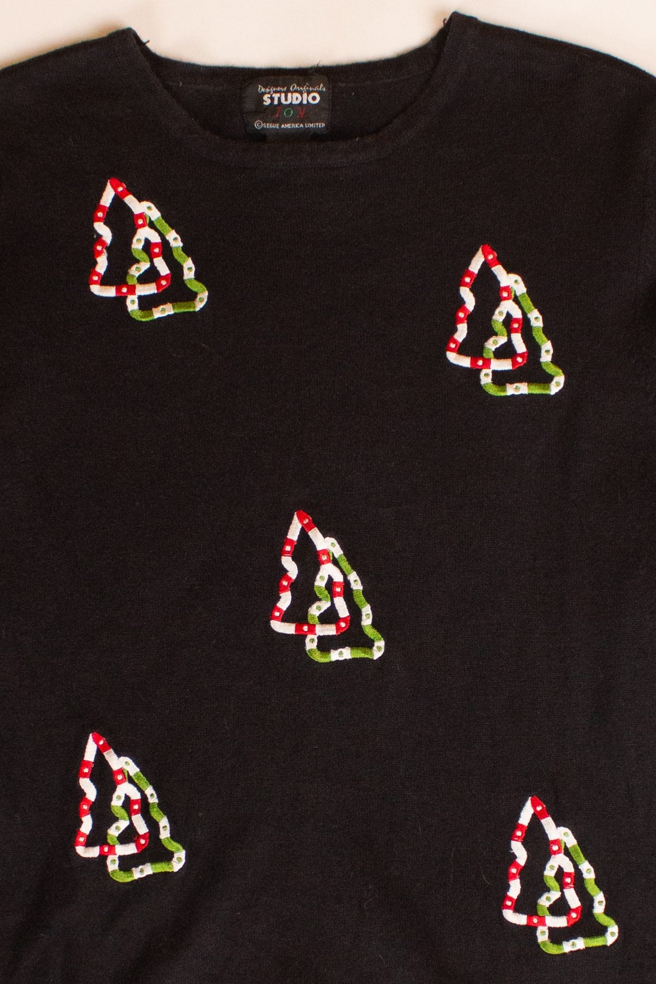 Vintage Studio Joy Trees Ugly Christmas Sweater (2000s)