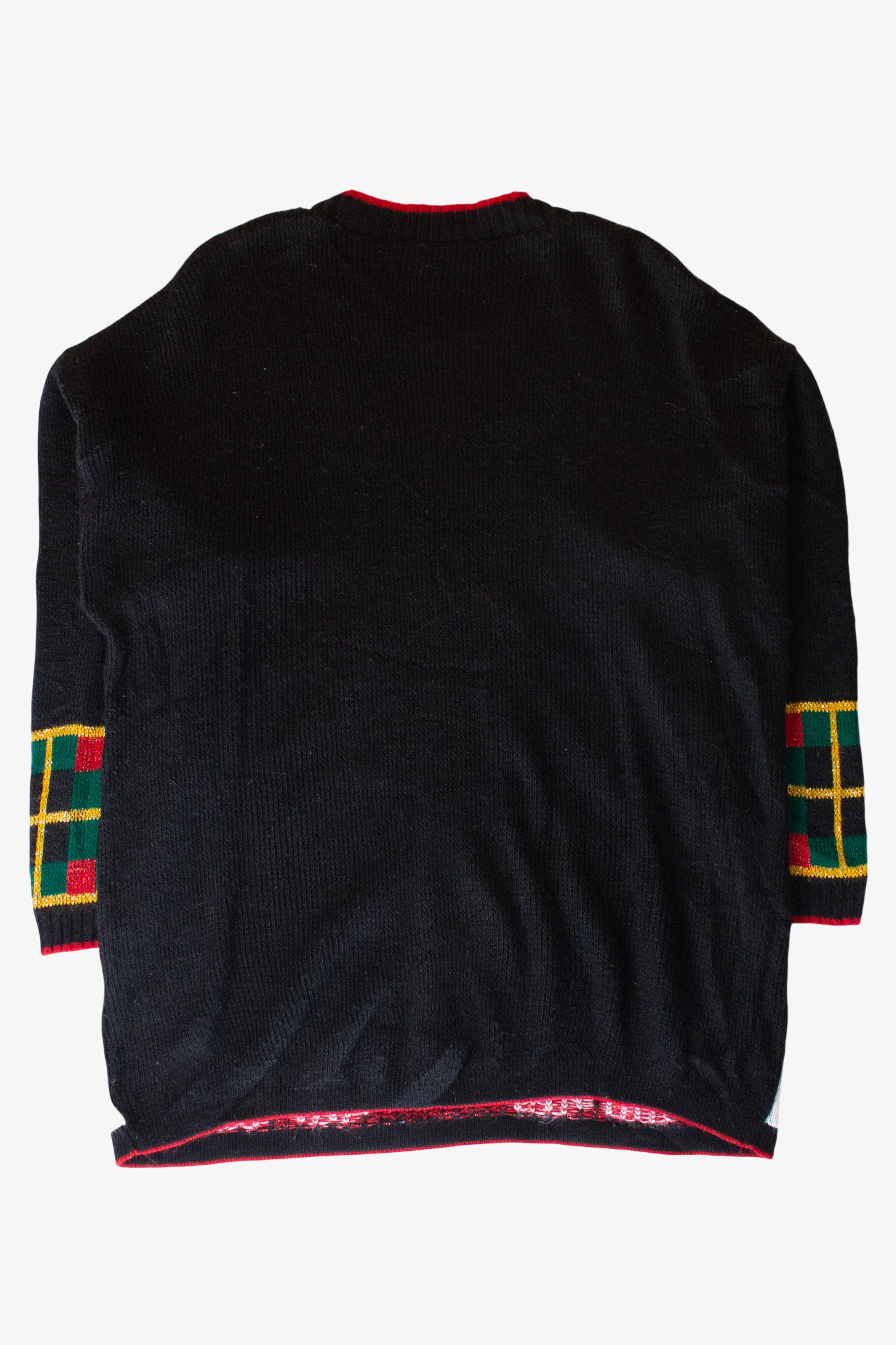 Vintage Terriers & Bows Ugly Christmas Sweater (1990s)