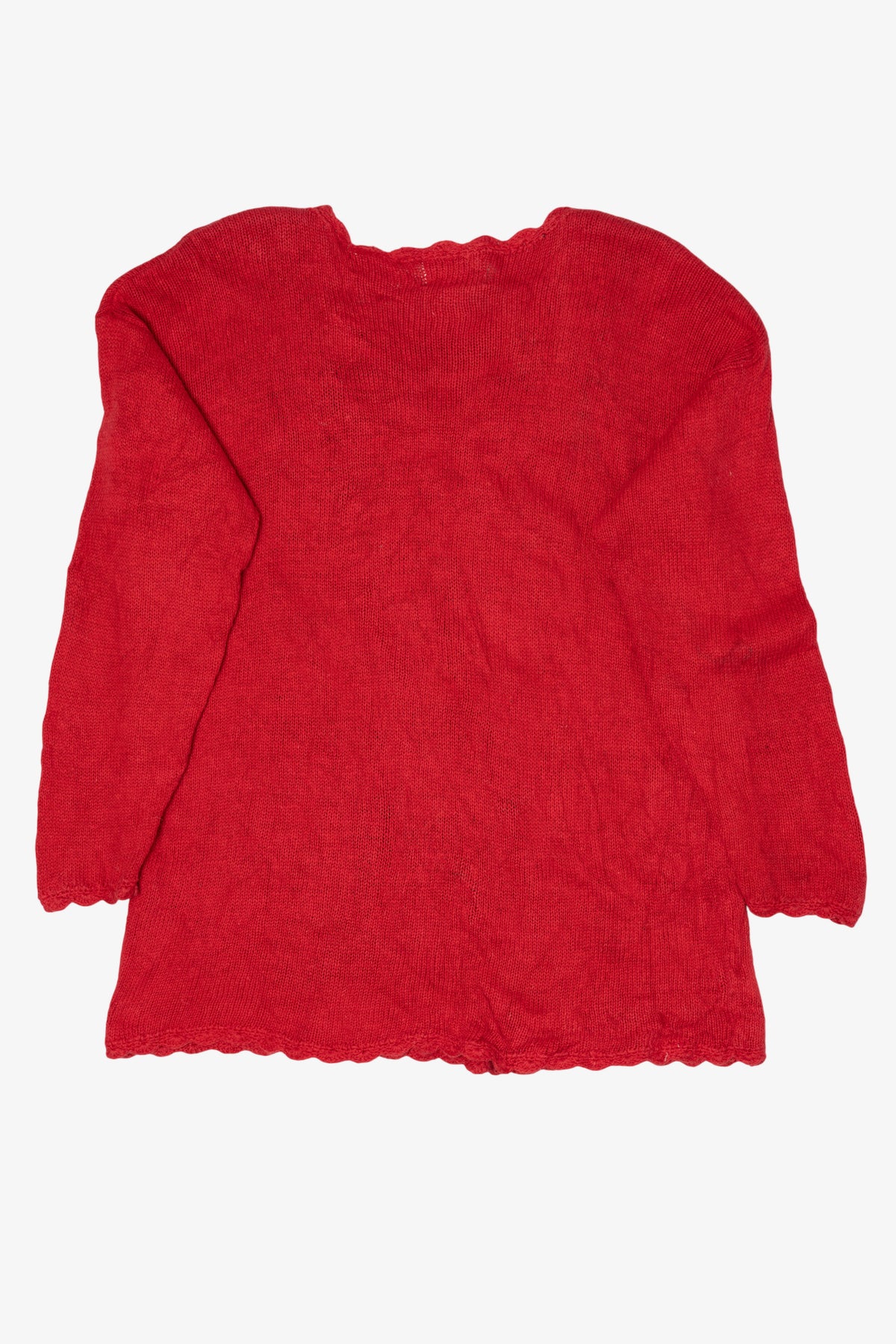 Vintage Red Carly St. Claire Ugly Christmas Pullover (1990s)