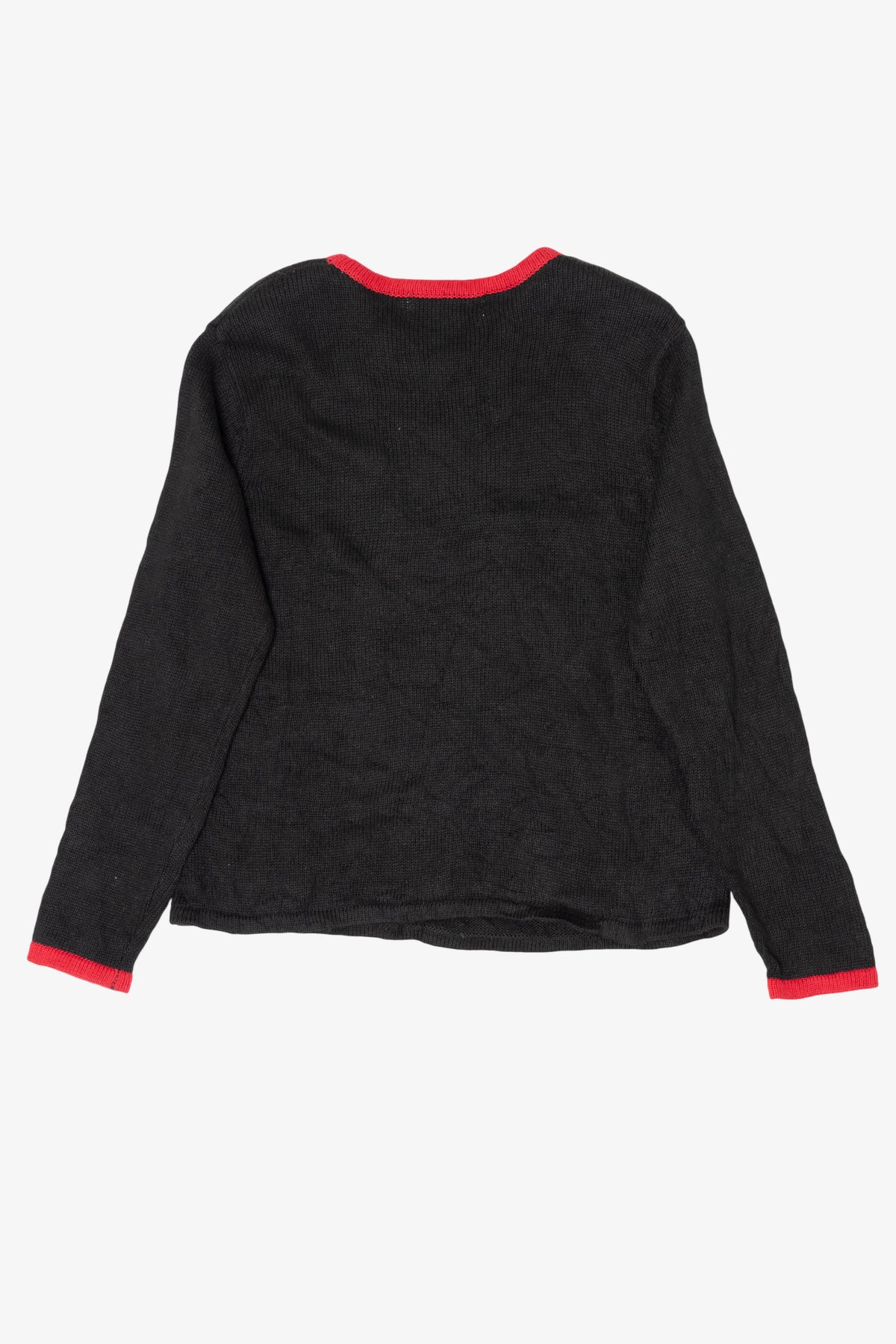 Vintage Black Tiara International Cardinals In Tree Ugly Christmas Pullover (2000s)