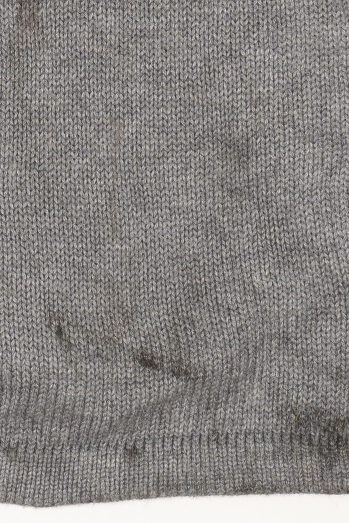 Gray CJ Banks Hand Embroidered Santa Ugly Christmas Pullover (2010s)