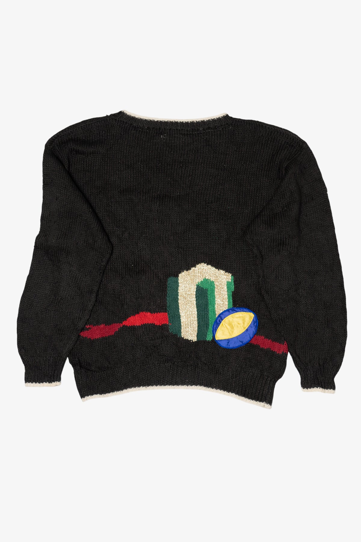 Vintage Black Marisa Christina Ugly Christmas Pullover (1990s)