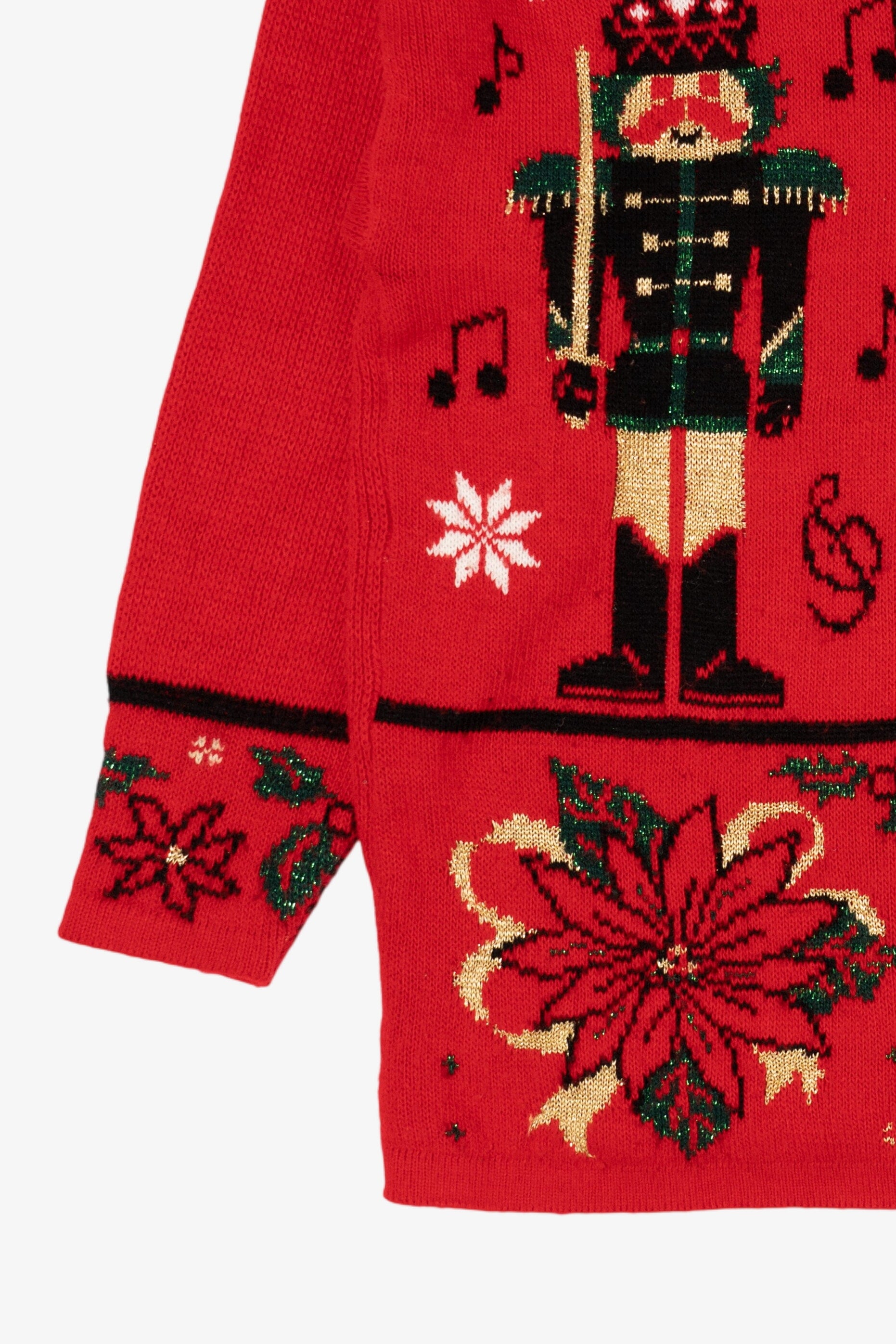 Vintage Red SASSON Ugly Christmas Pullover (1980s)