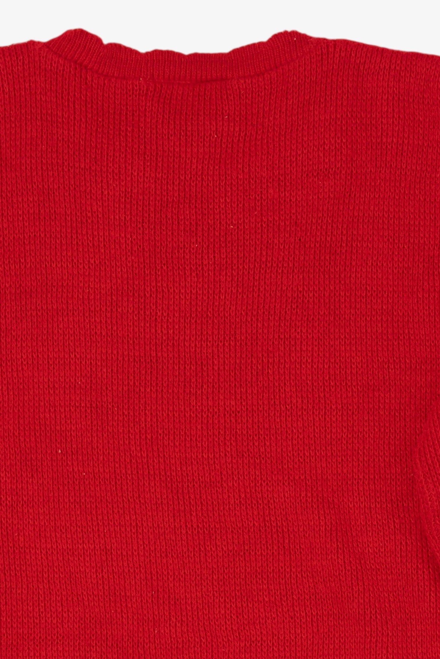 Vintage Red SASSON Ugly Christmas Pullover (1980s)