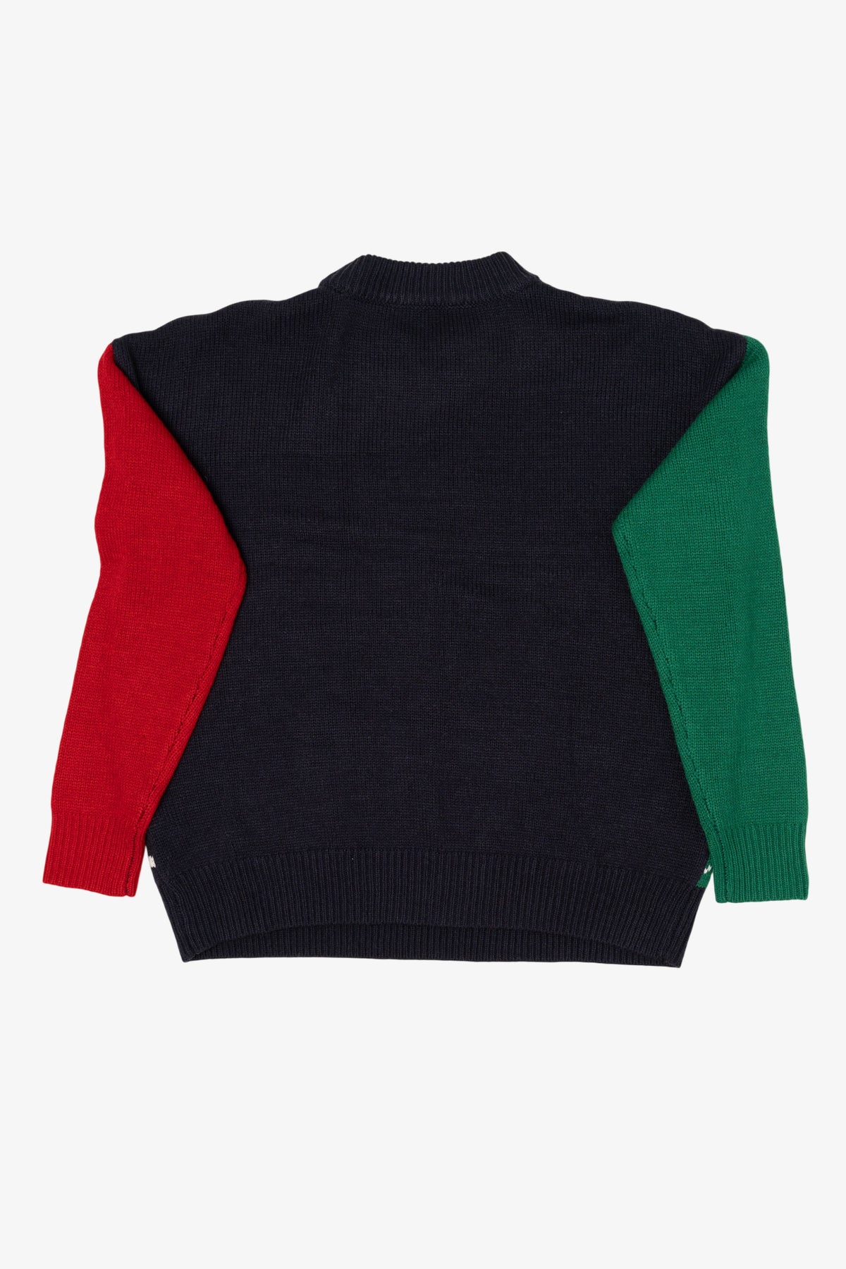 Vintage Color Block Ugly Christmas Pullover (1990s)